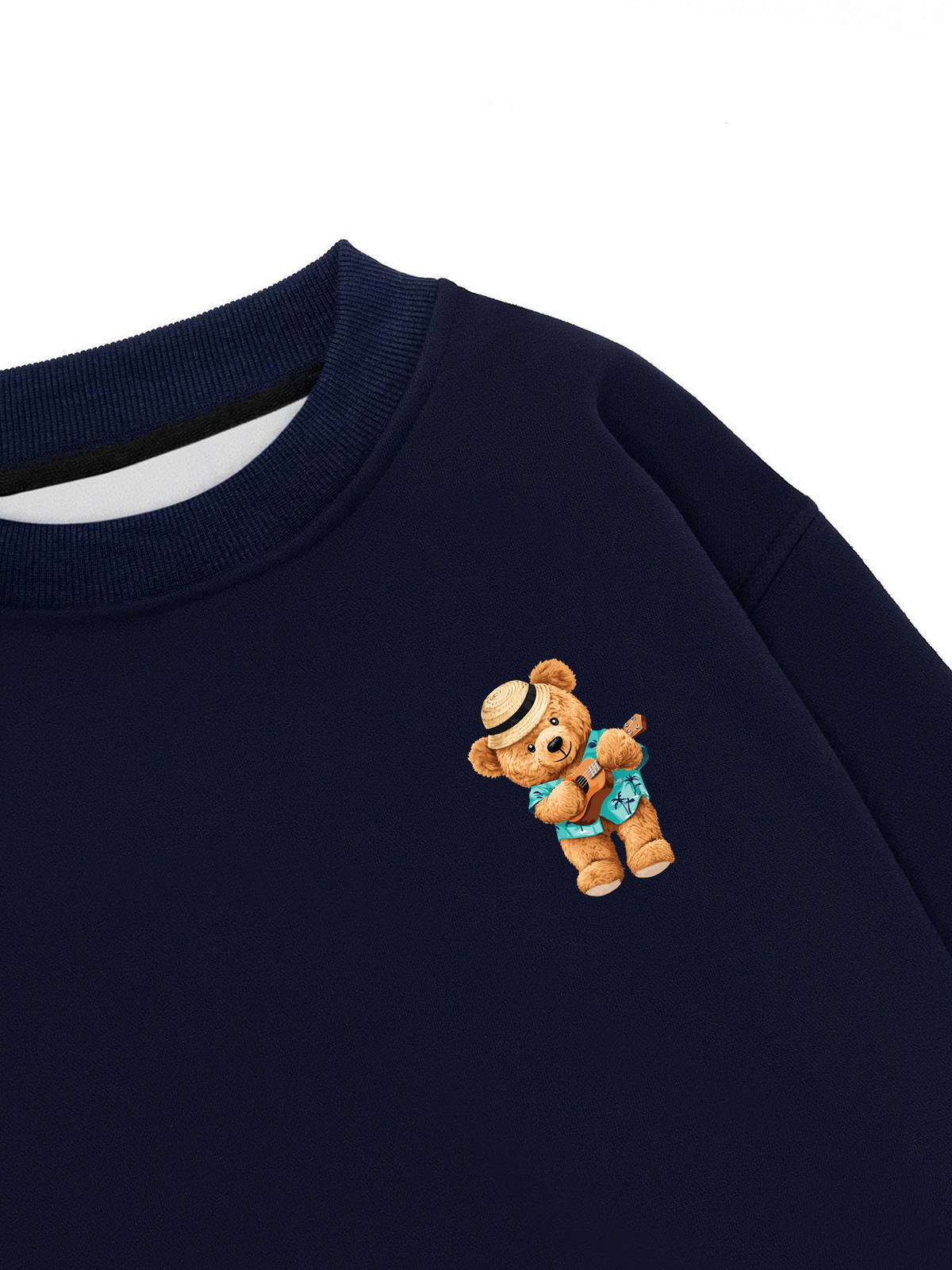 Áo Sweater Nỉ Hai Da Bear Town Playing Guitar Bear