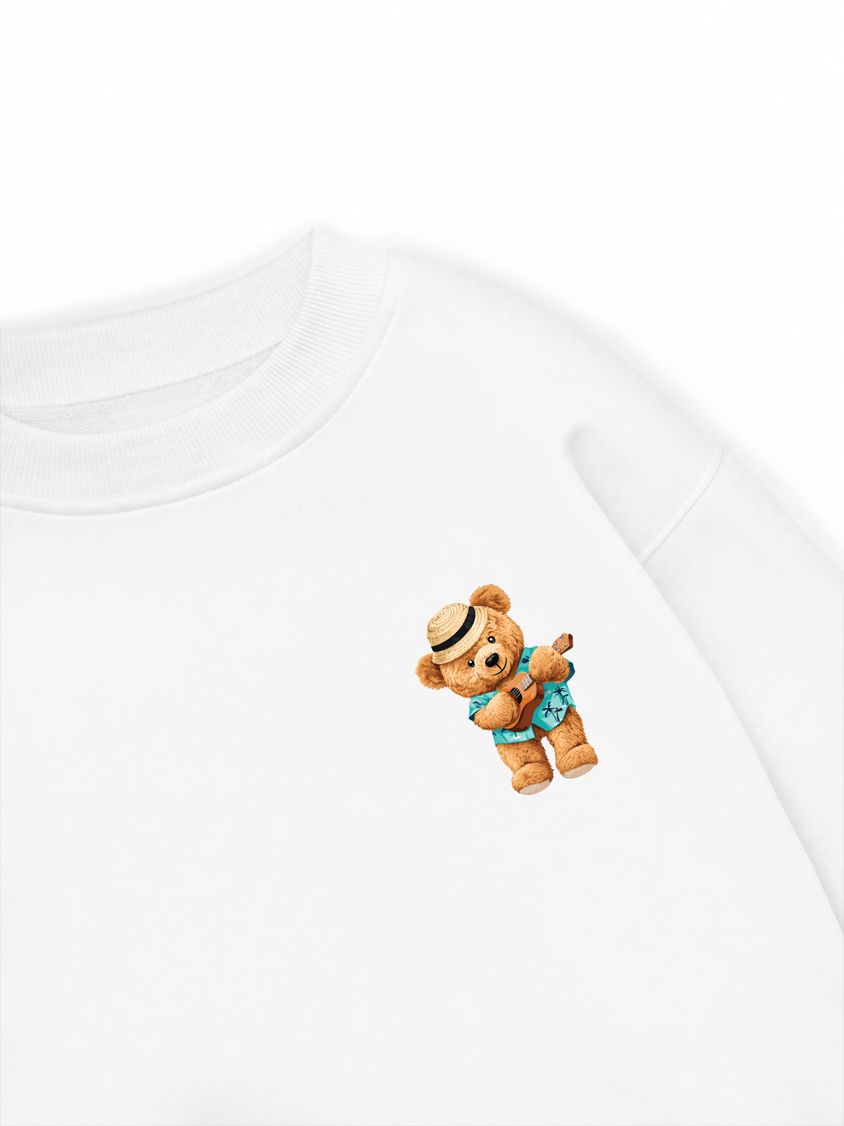 Áo Sweater Nỉ Hai Da Bear Town Playing Guitar Bear