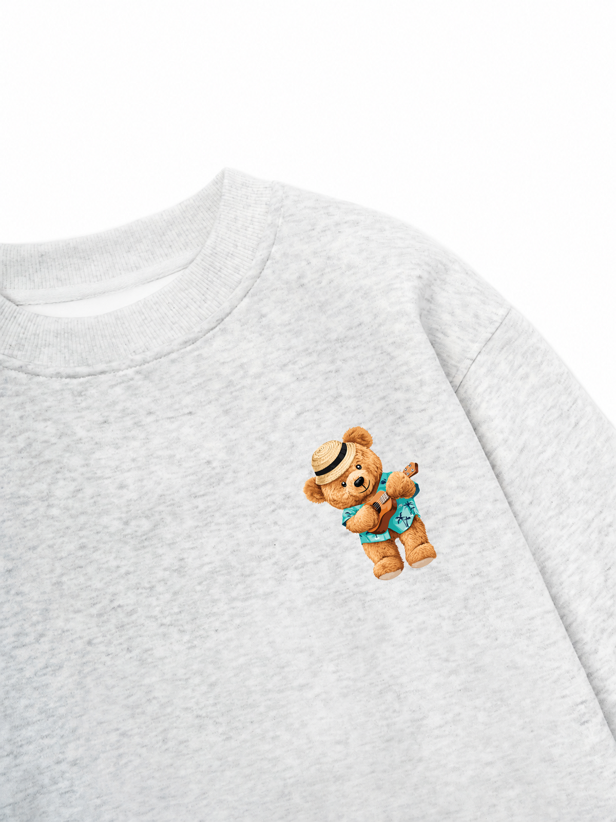 Áo Sweater Nỉ Hai Da Bear Town Playing Guitar Bear