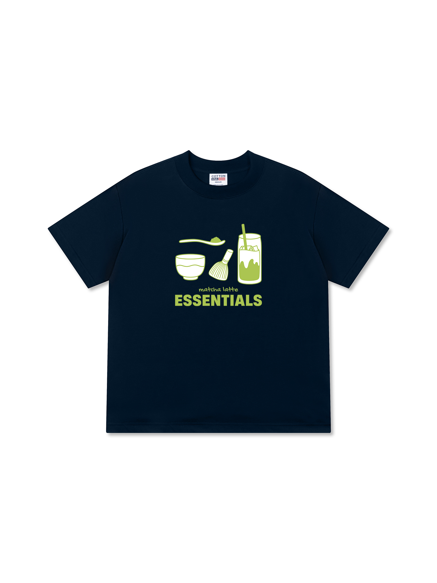 Áo Thun Relaxed Fit Matcha Latte Essentials