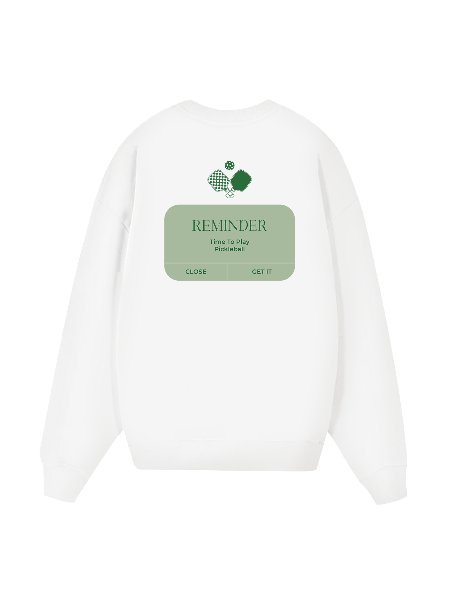 Pickleball Reminder Time To Play Pickleball Sweater