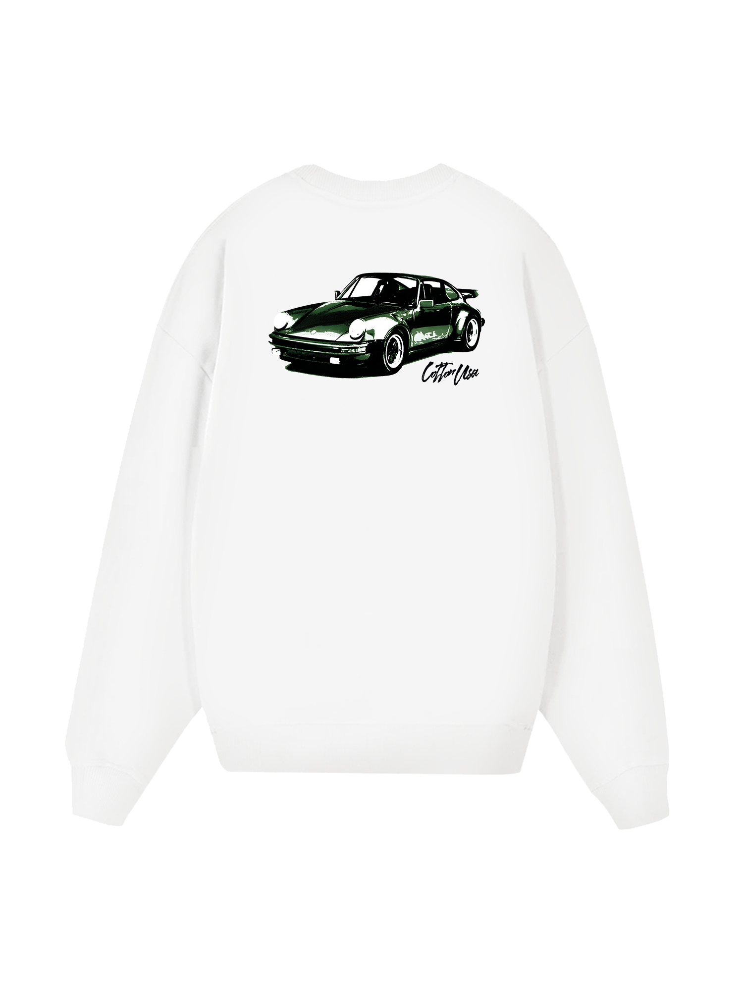 Classic Car Vintage Green Sweater