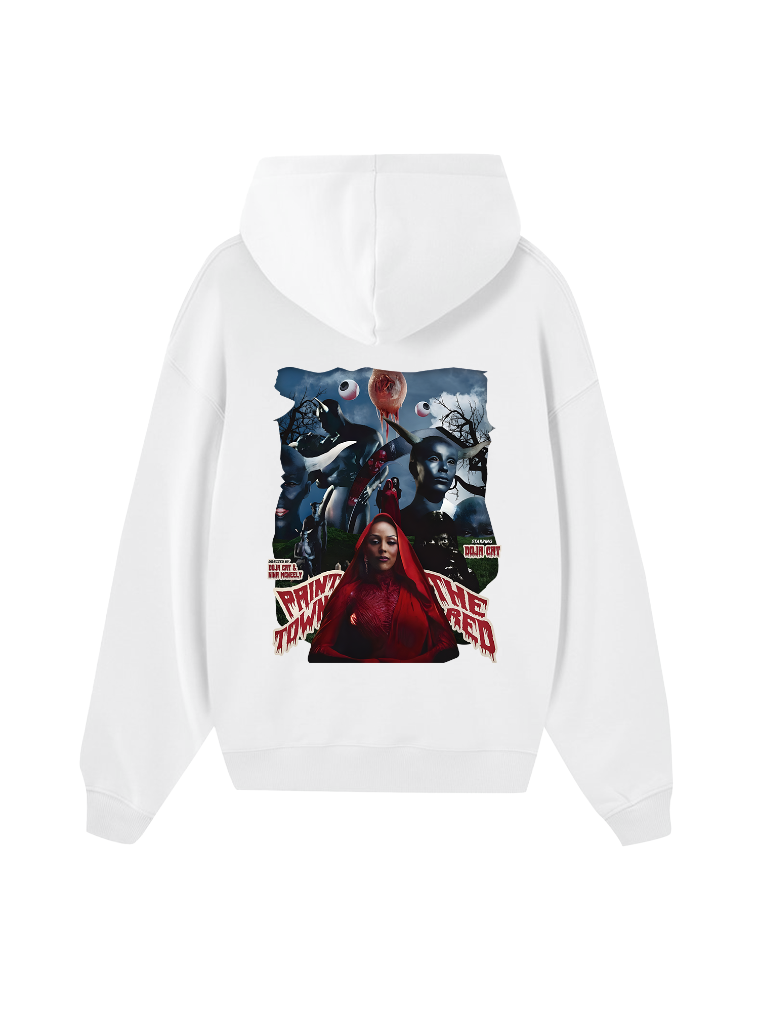 Rapper Doja Cat Red Town Hoodie