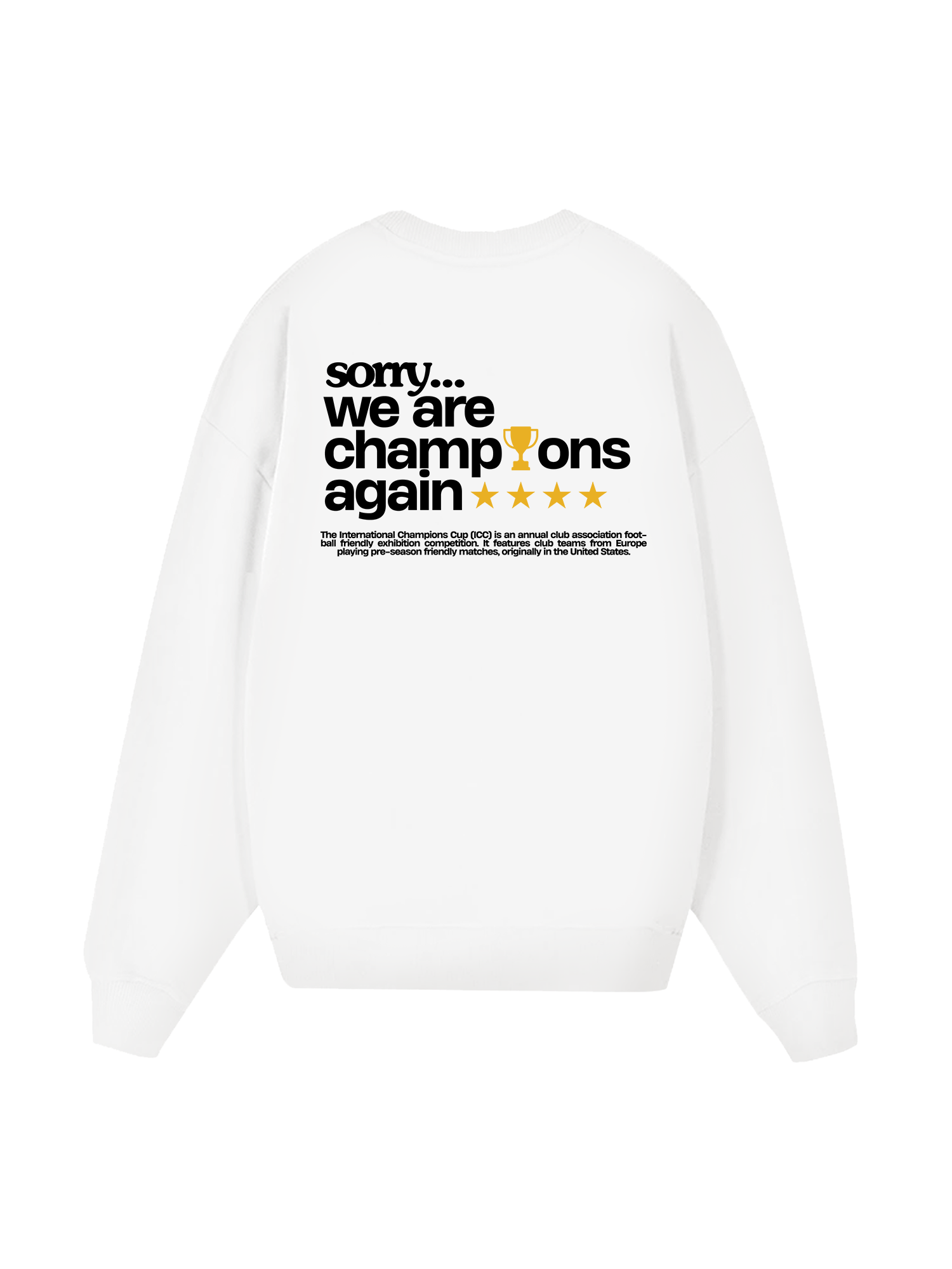 Champions Back To Back Sweater