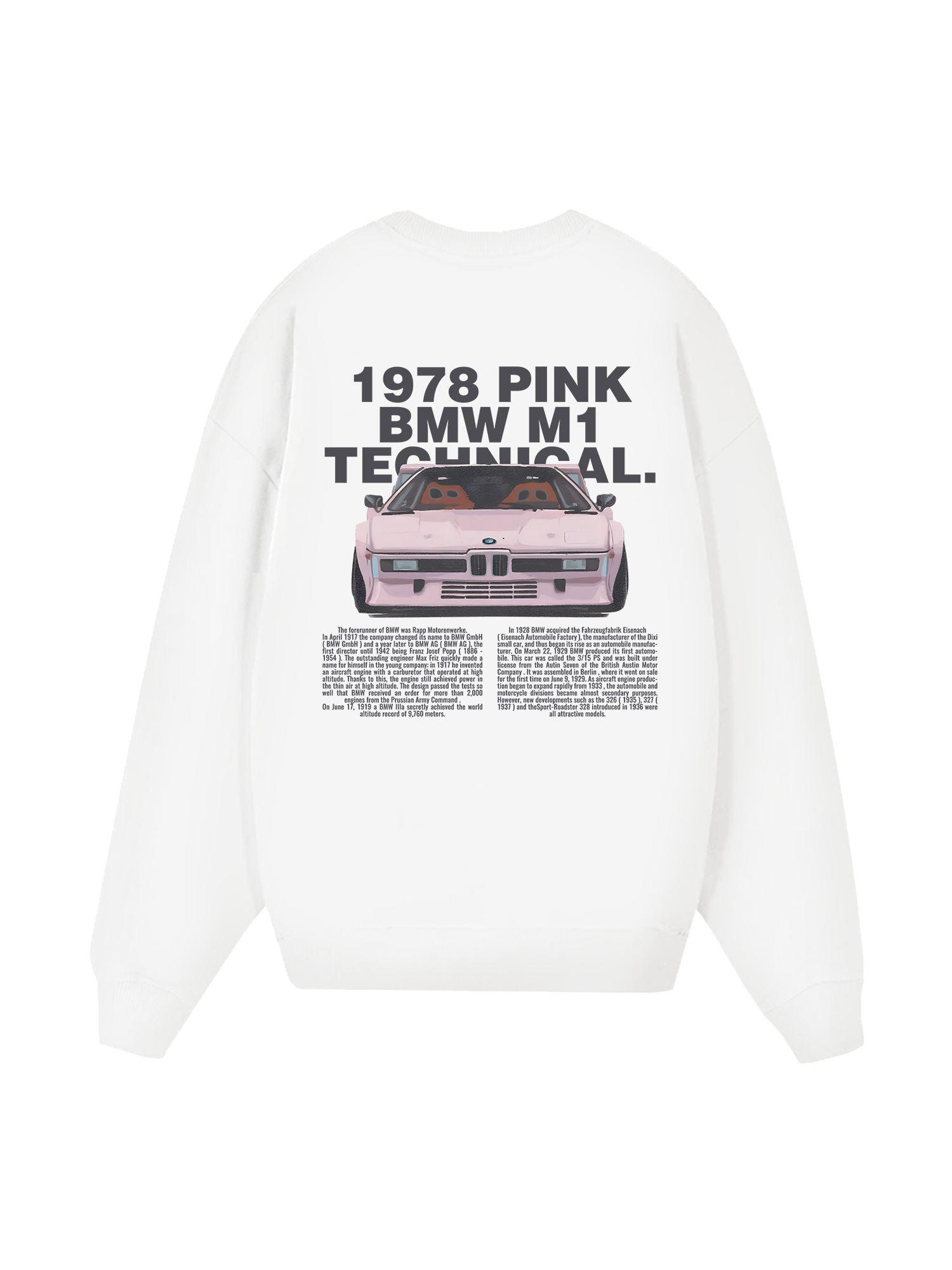 BMW Pink Technical Sweater