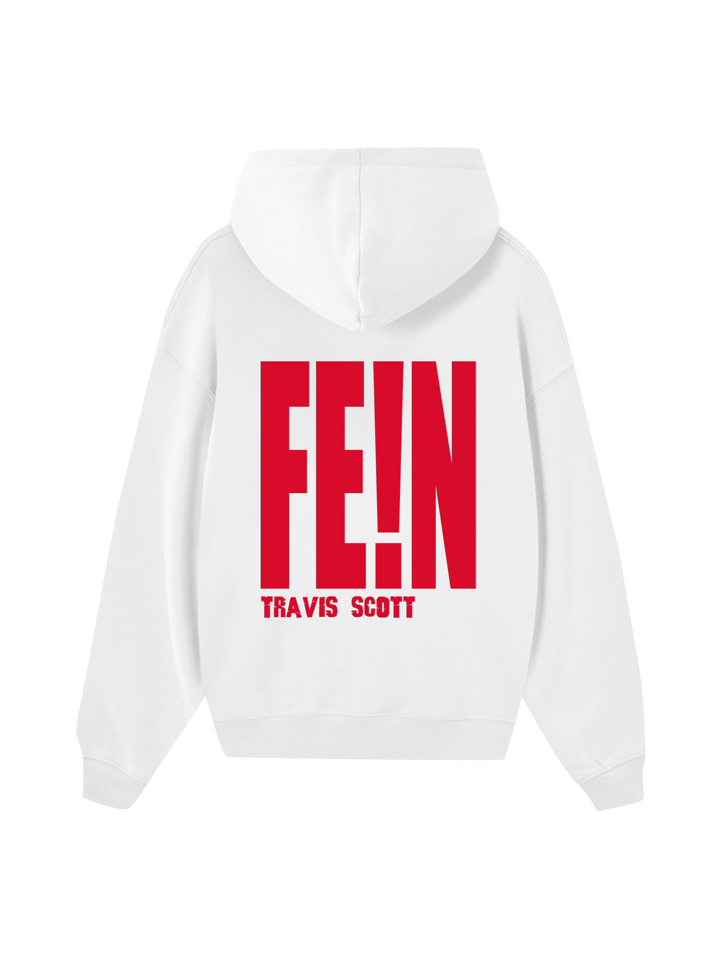 Rapper Travis Scott Fein Typo Hoodie