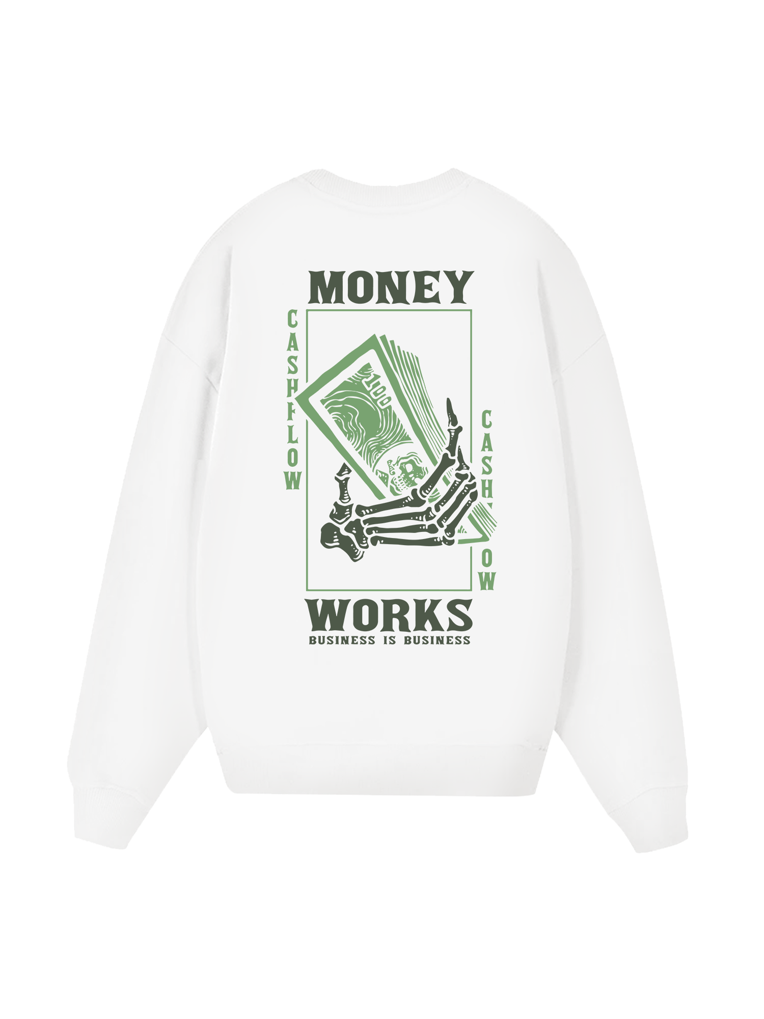 Money Works Business Is Business Sweater