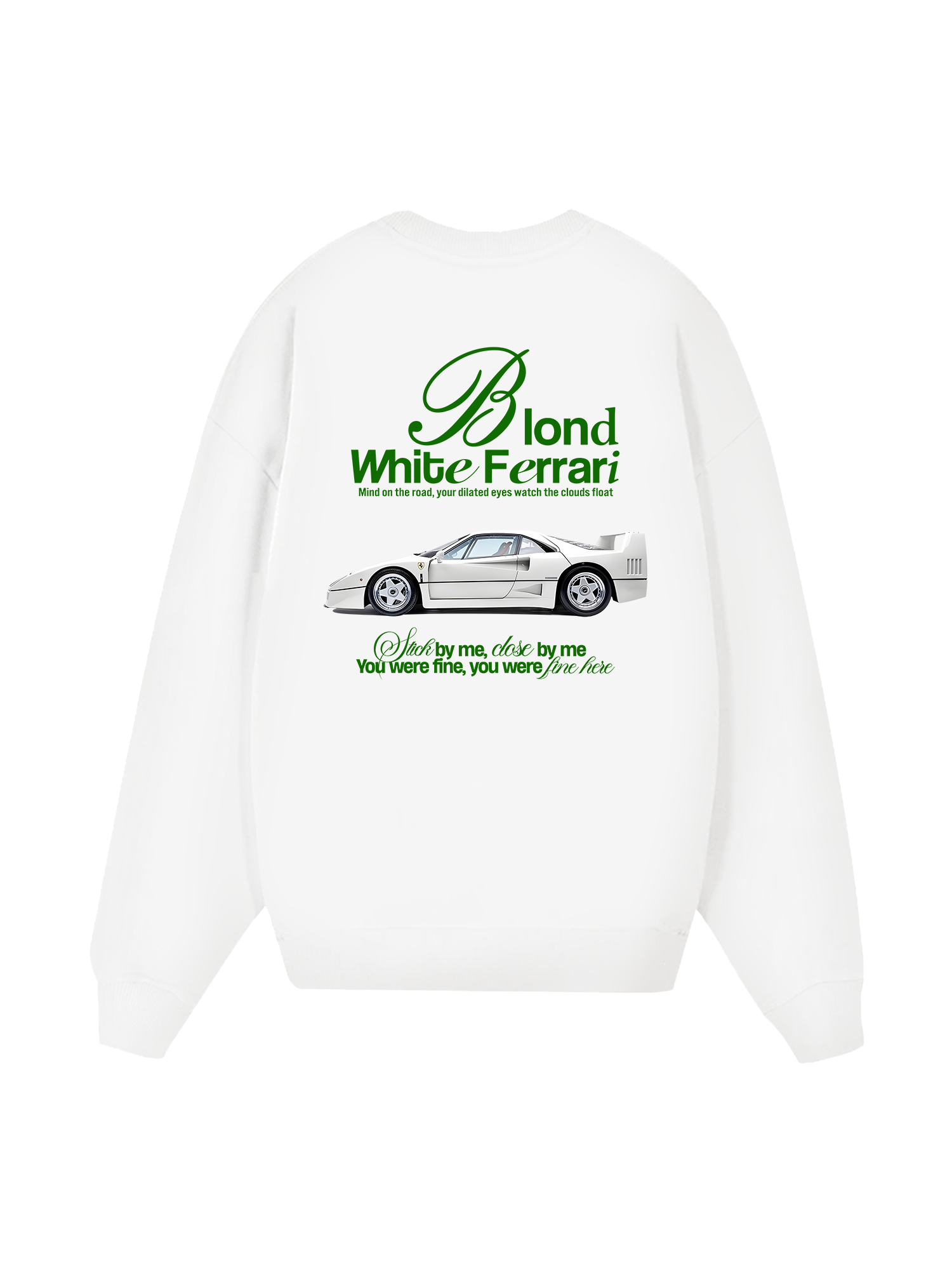 Ferrari Blond White Sweater
