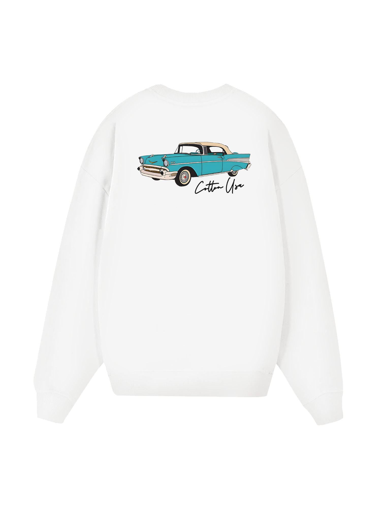 Classic Car Blue Sweater