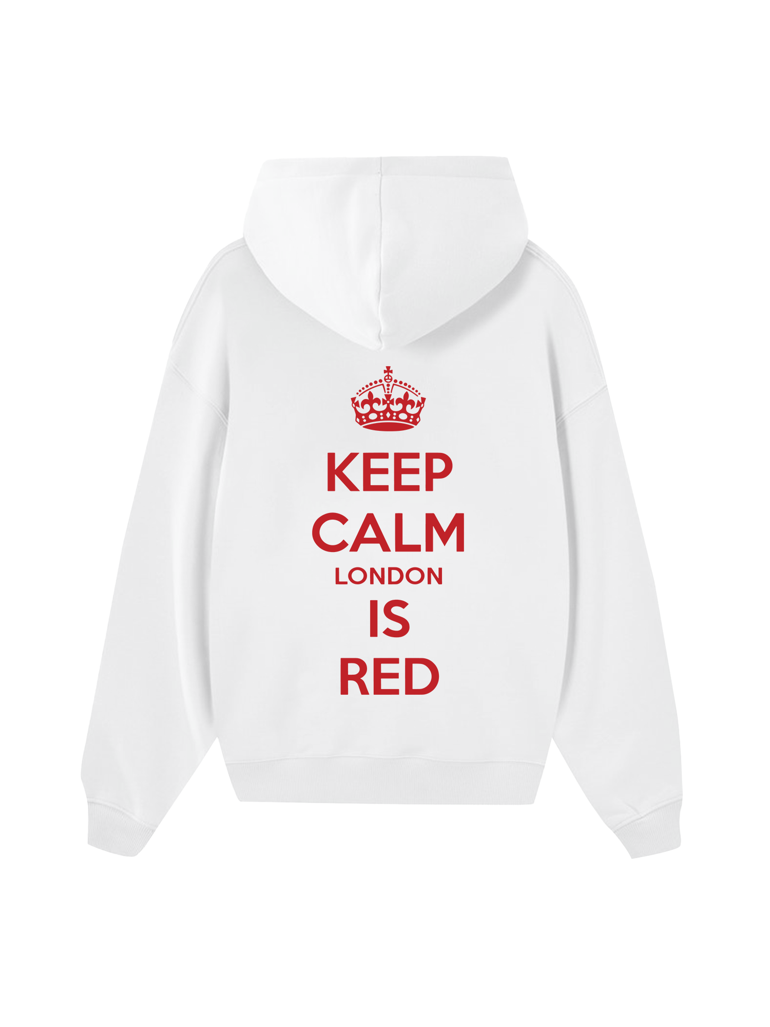 Soccer Keep Calm London Is Red Hoodie
