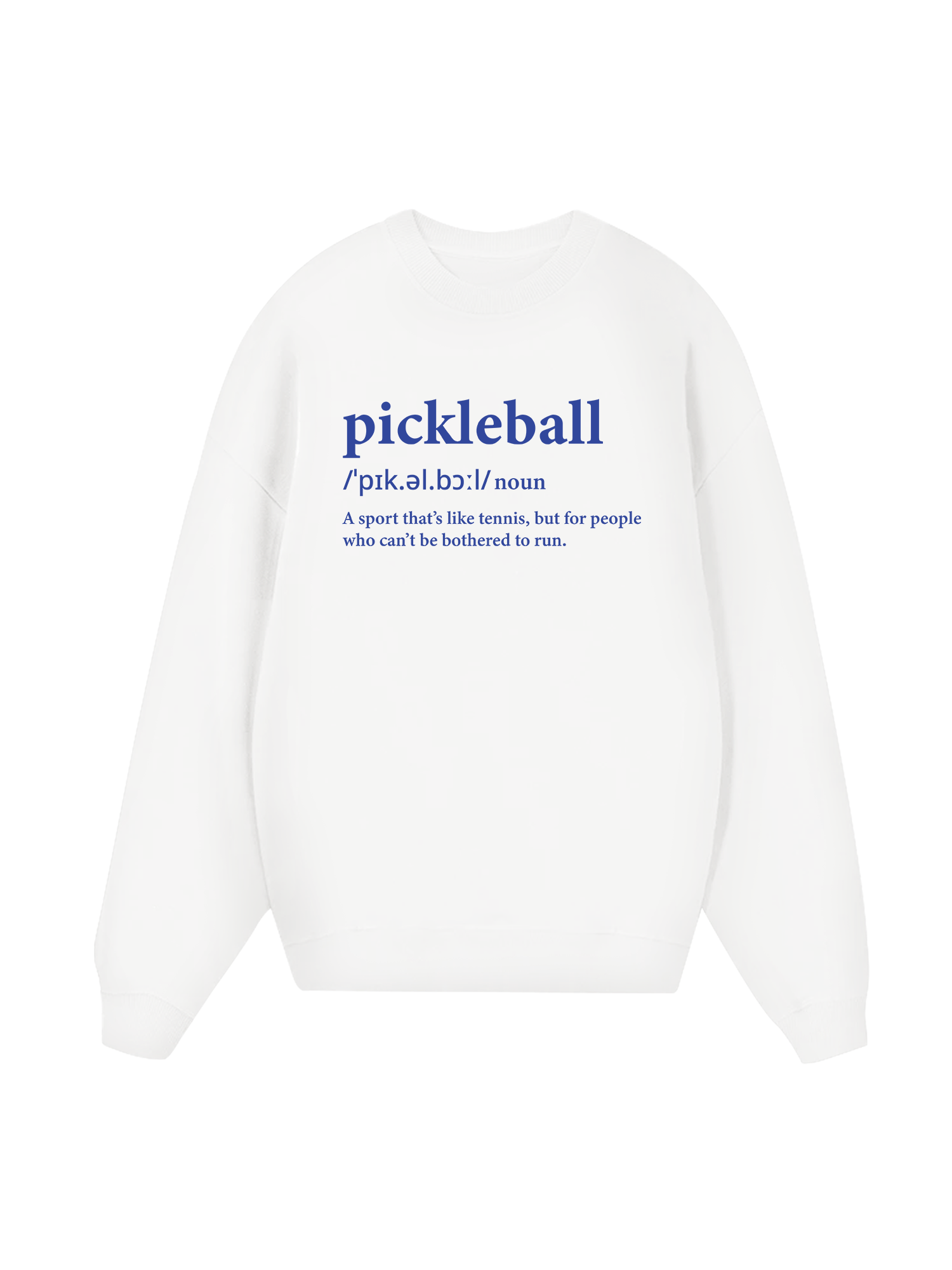 Pickleball Dictionary Sweater