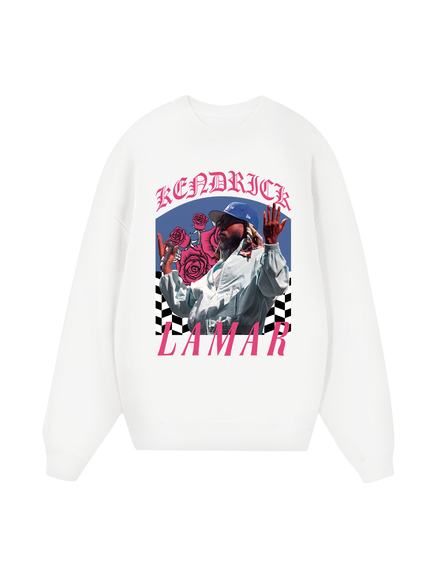 Rapper Kendrick Lamar Roses Sweater