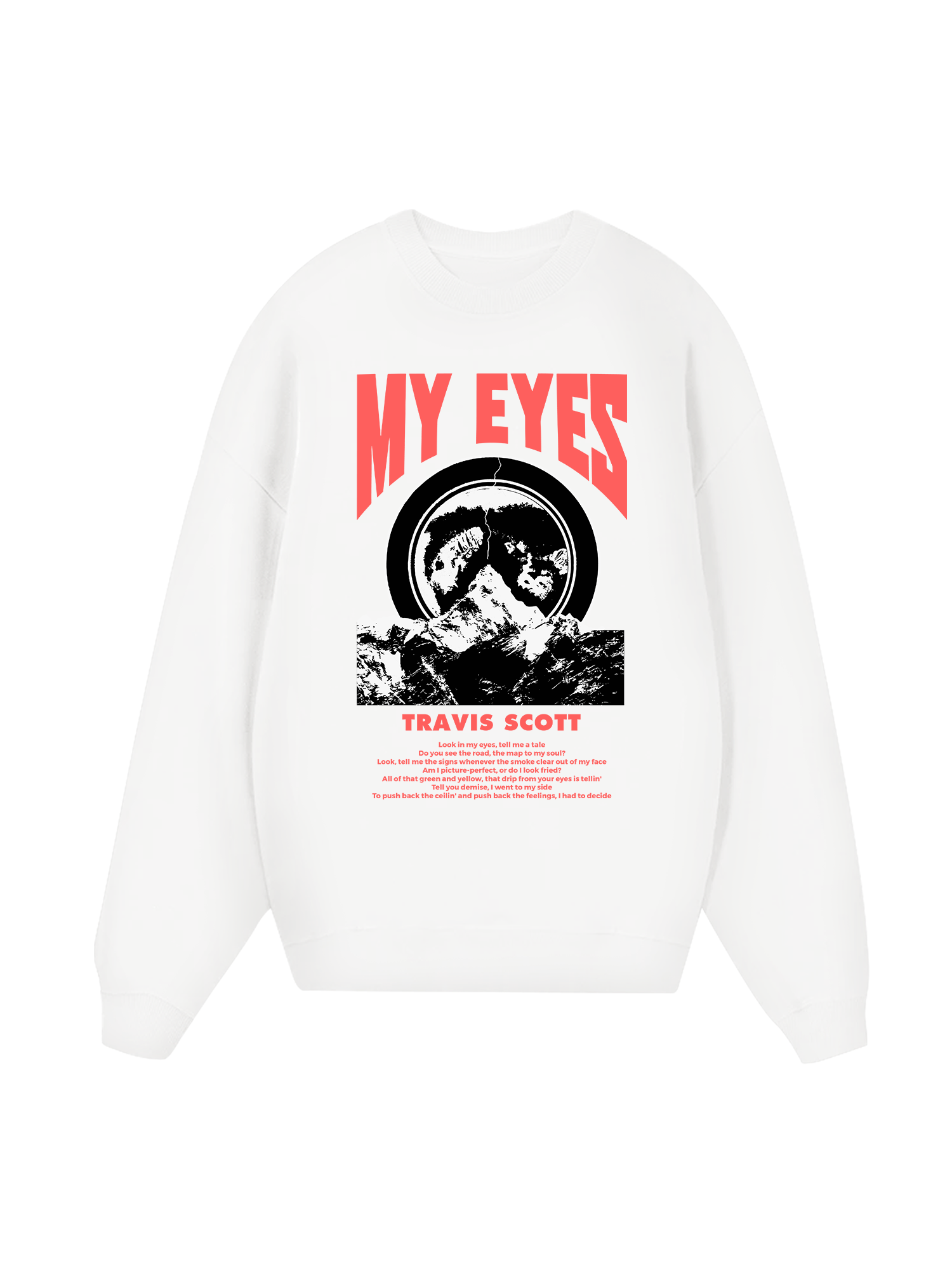 Rapper Travis Scott My Eyes Sweater