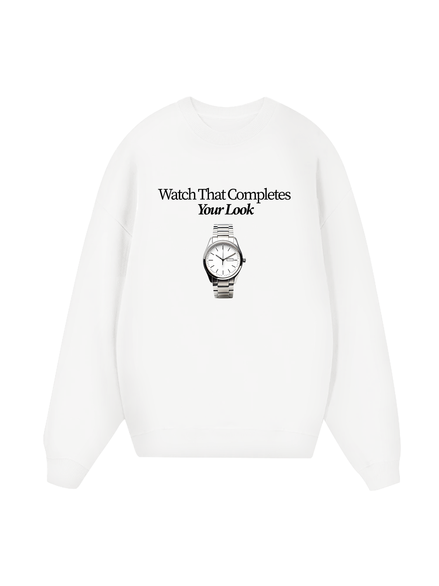 Watch That Completes Sweater
