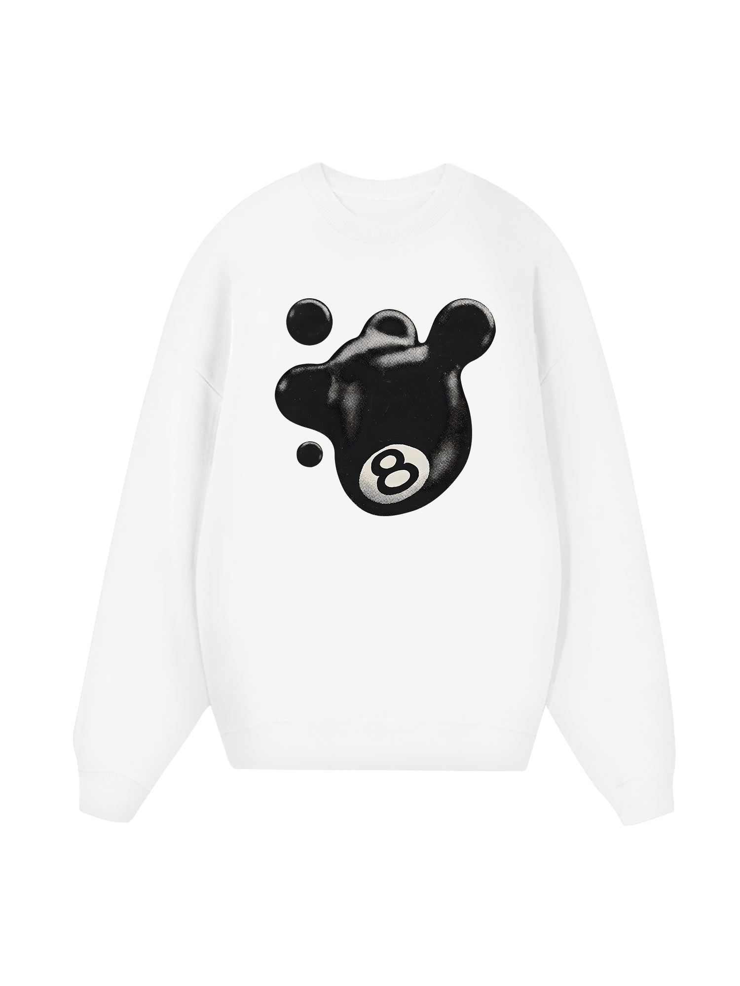 Billiards Melting 8 Ball Sweater