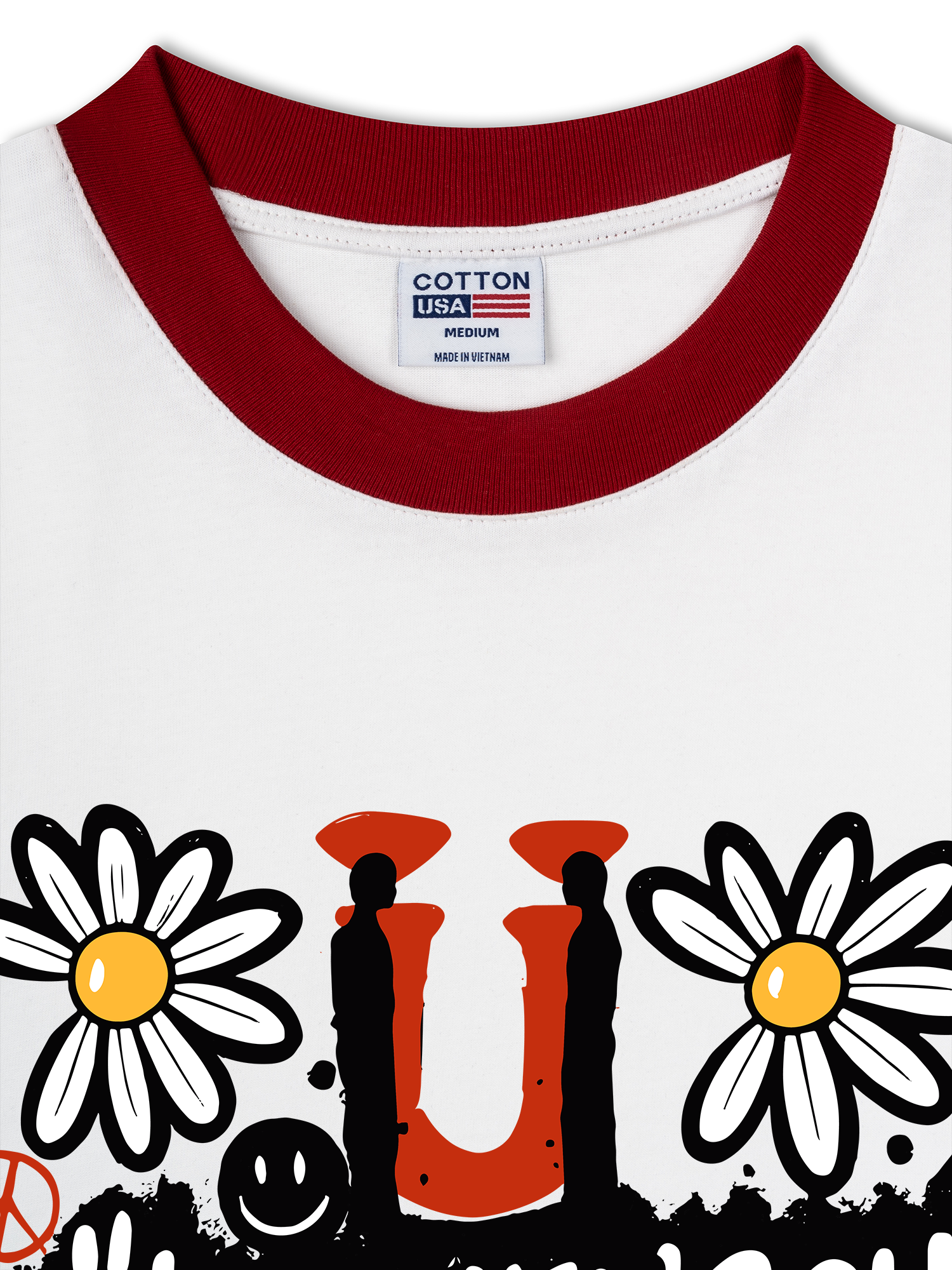 Áo Thun Ringer Relaxed Fit GD World Tour 2025