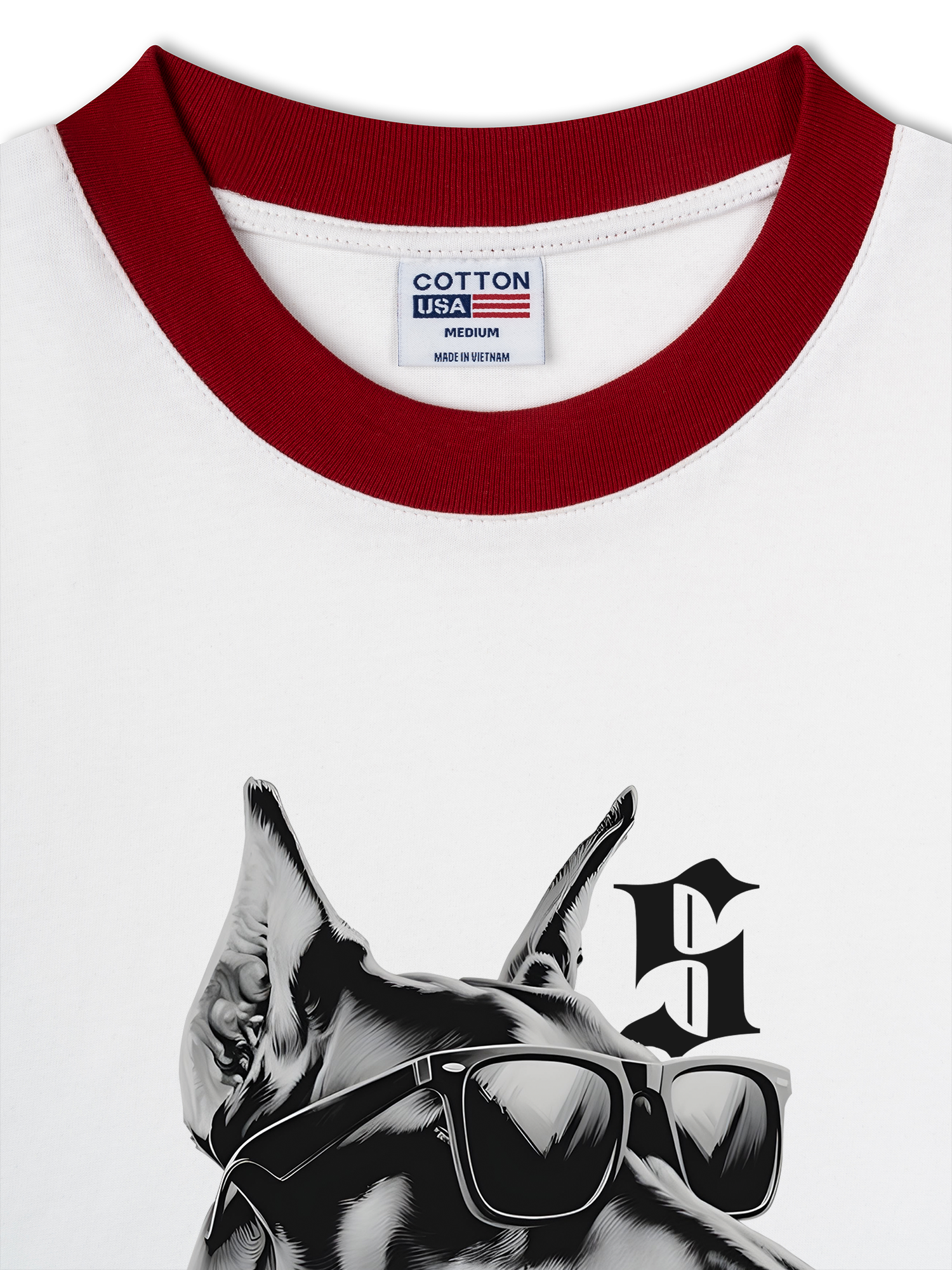 Áo Thun Ringer Relaxed Fit Rapper Funny Snoop Dog