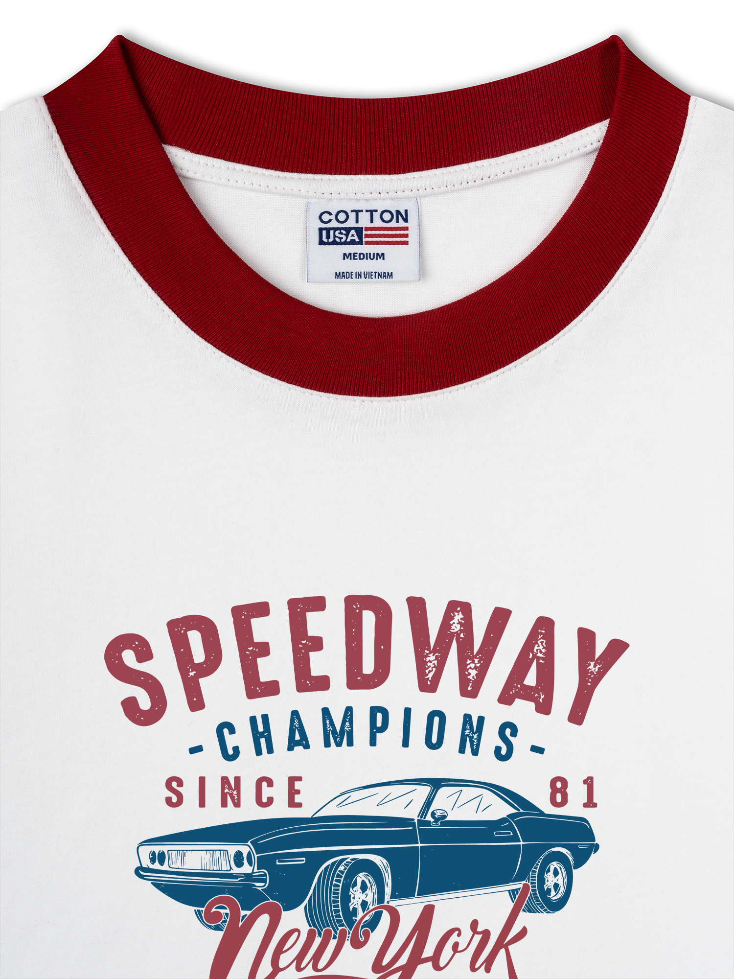 Áo Thun Ringer Relaxed Fit Speed way Champions