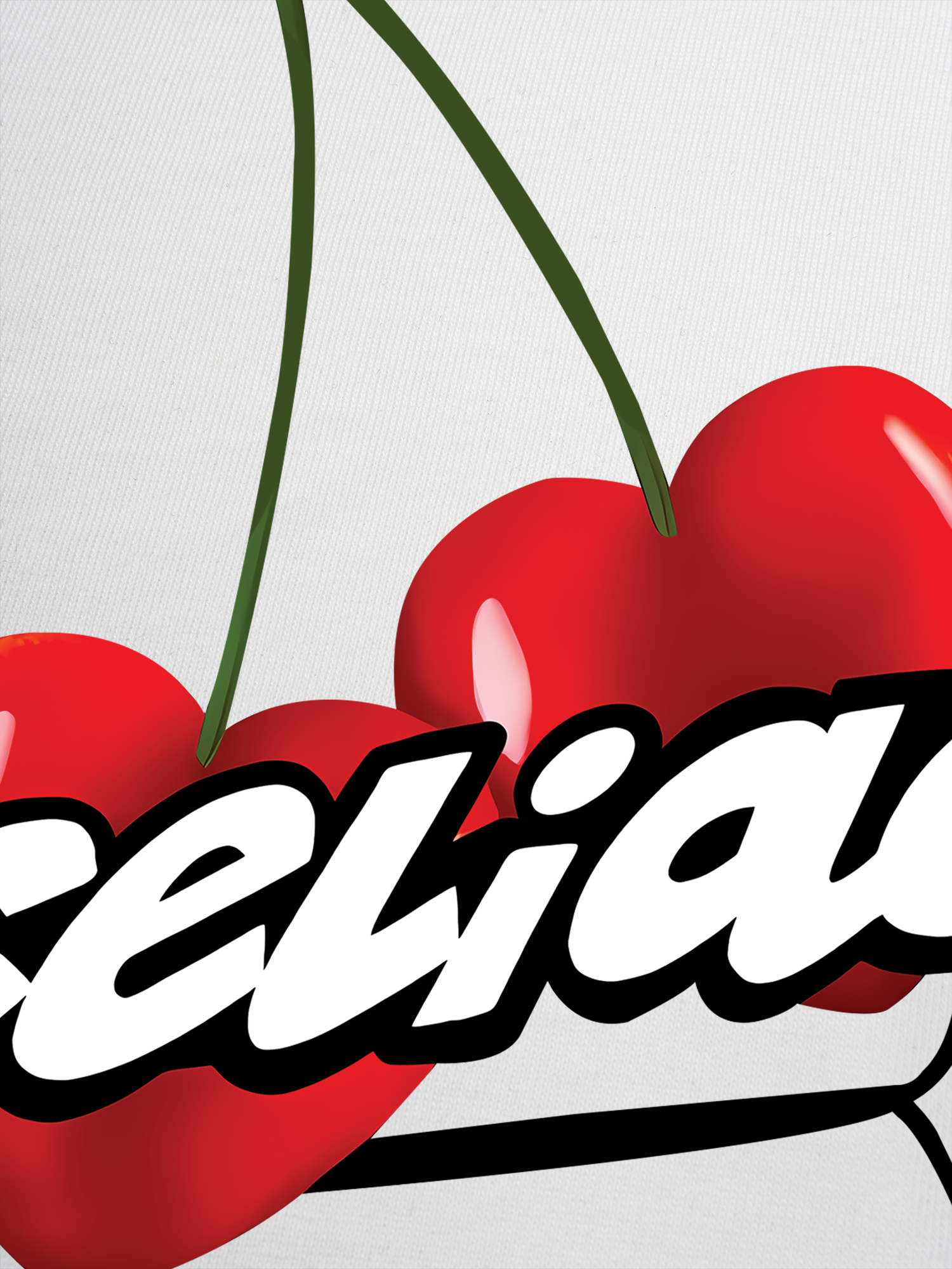 Áo Thun Ringer Relaxed Fit Cherry Celiac