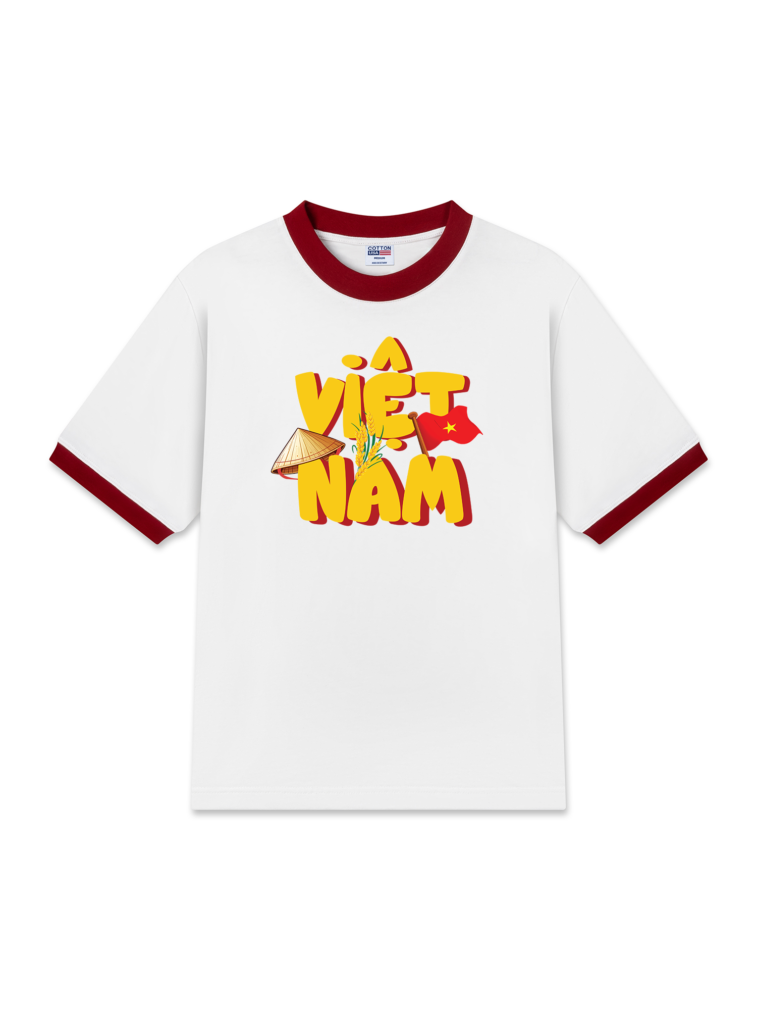 Áo Thun Ringer Relaxed Fit Việt Nam