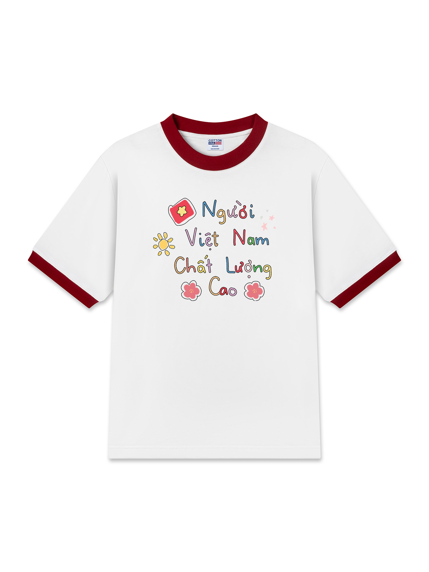 Áo Thun Ringer Relaxed Fit Người Việt Nam Chất Lượng Cao