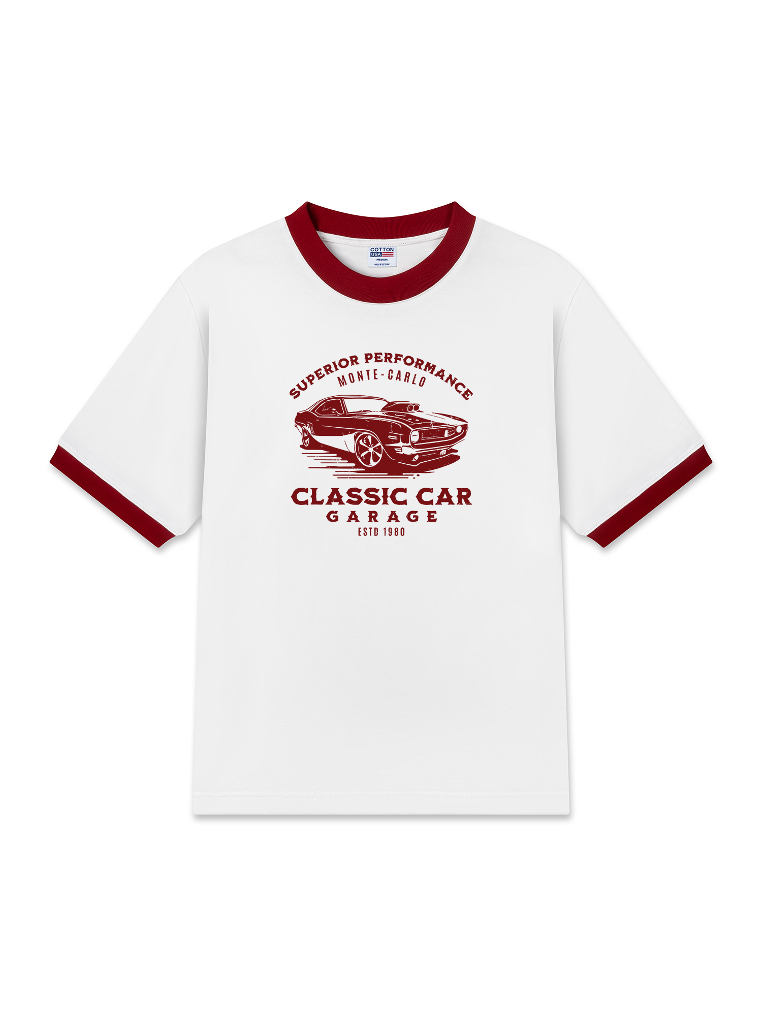 Áo Thun Ringer Relaxed Fit Superior Performance