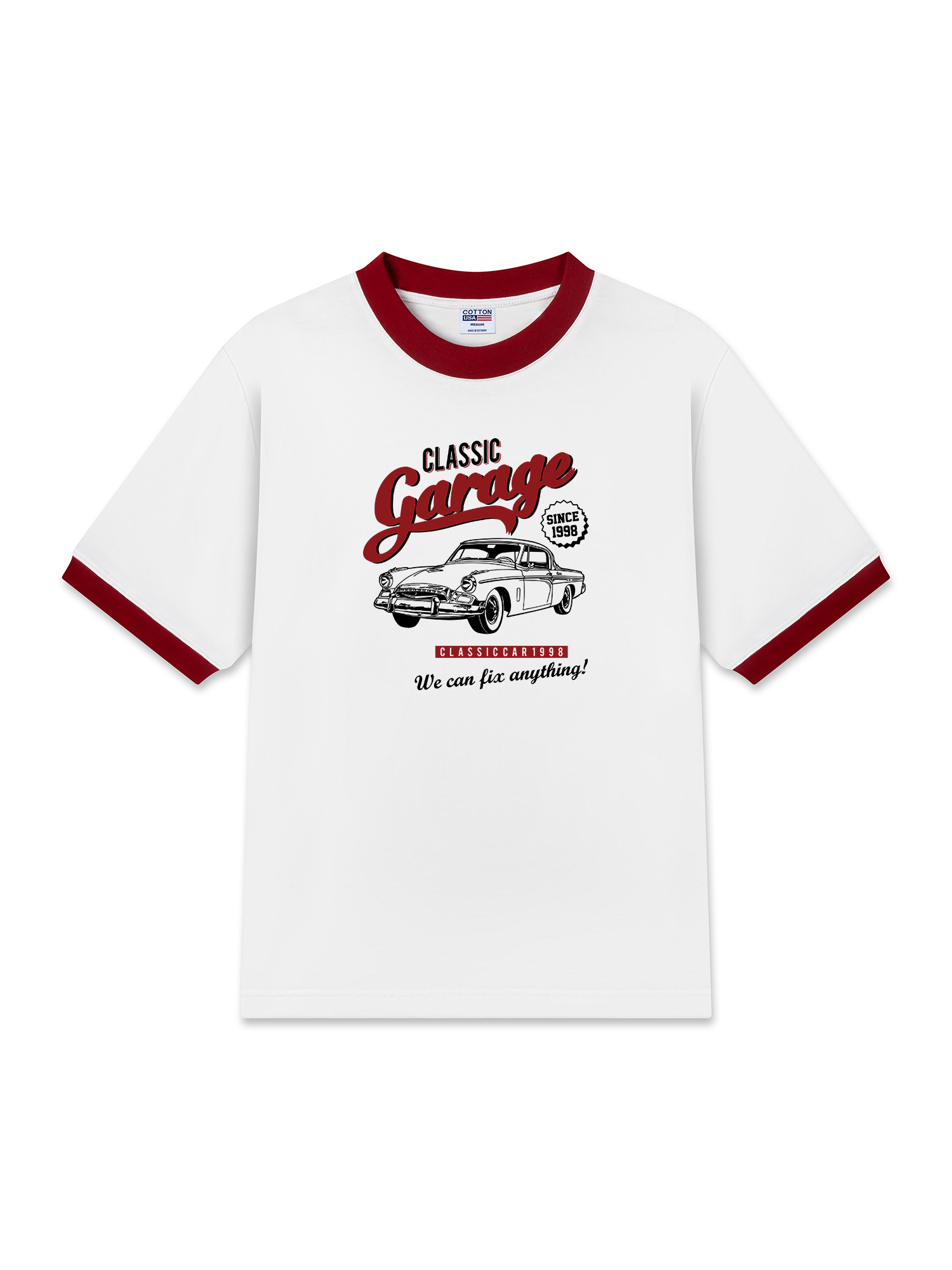 Áo Thun Ringer Relaxed Fit Classic Garage