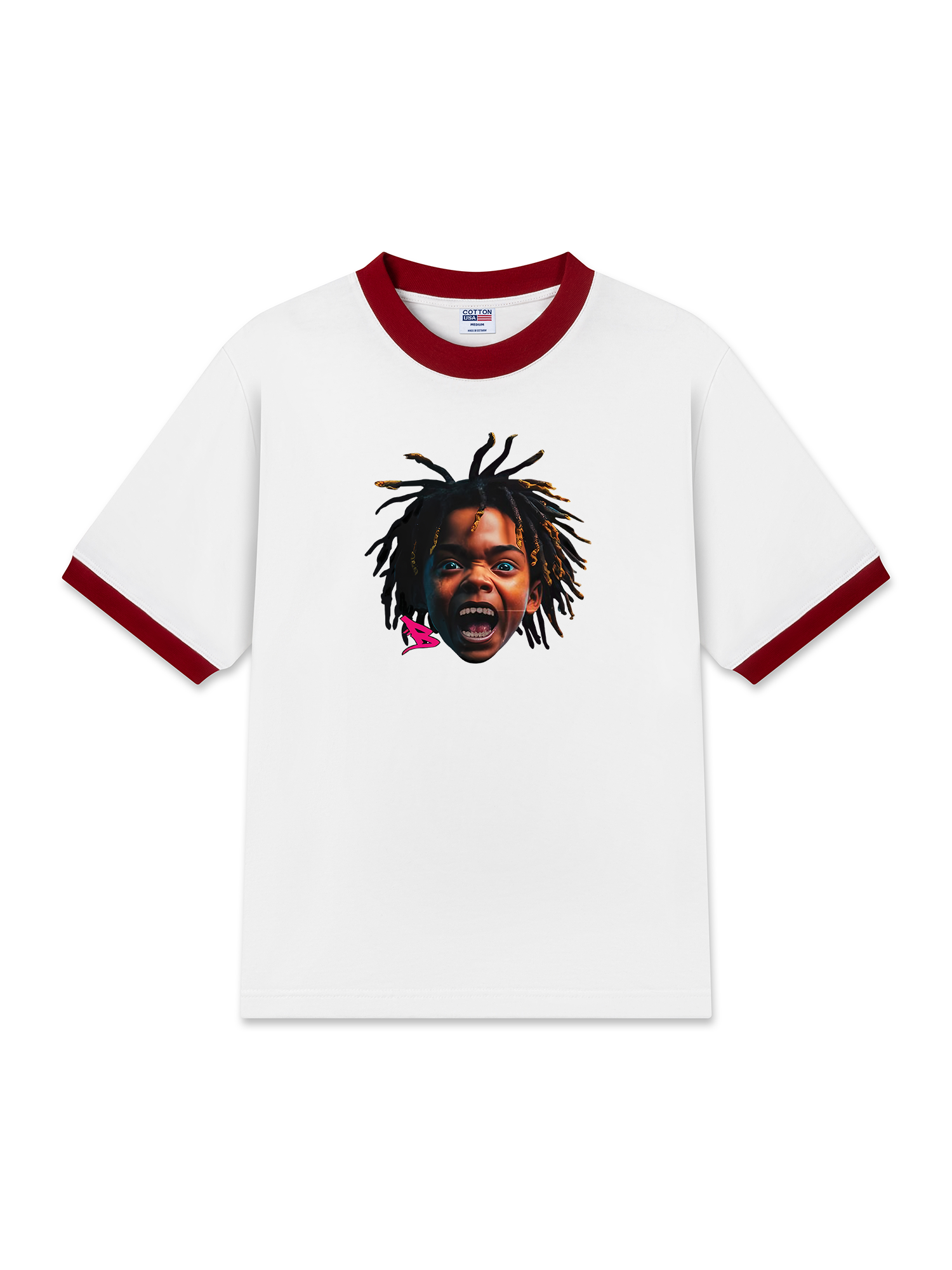 Áo Thun Ringer Relaxed Fit Rapper STAY RICH