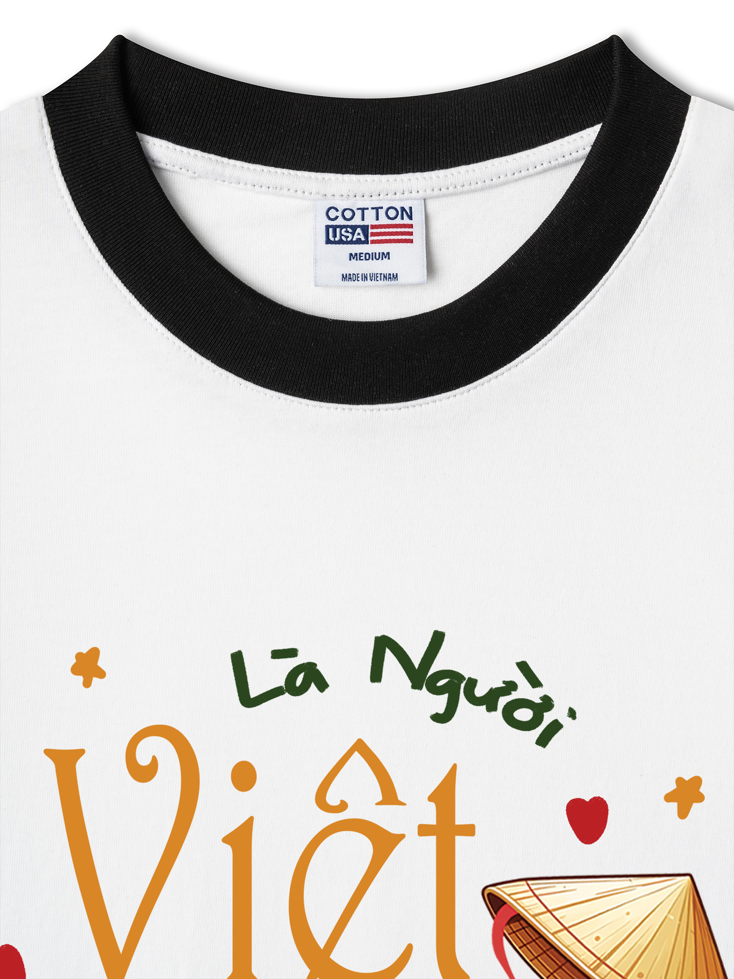 Áo Thun Ringer Relaxed Fit Là Người Việt Nam