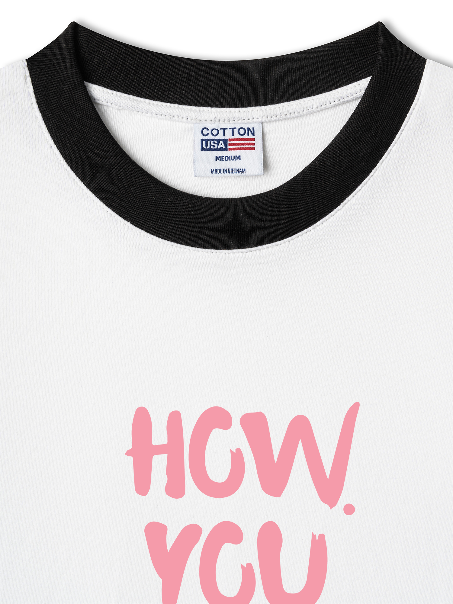 Áo Thun Ringer Relaxed Fit BlackPink How You Like That