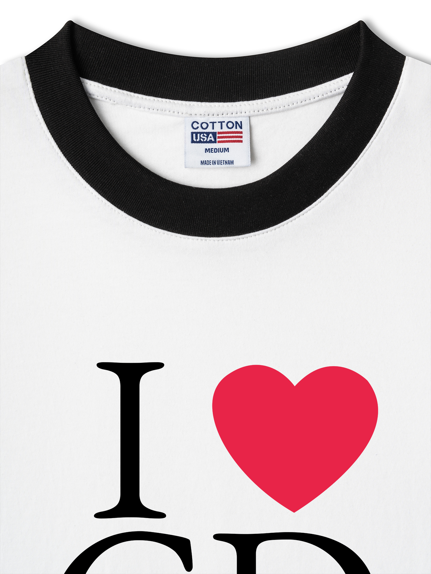 Áo Thun Ringer Relaxed Fit I Love GD