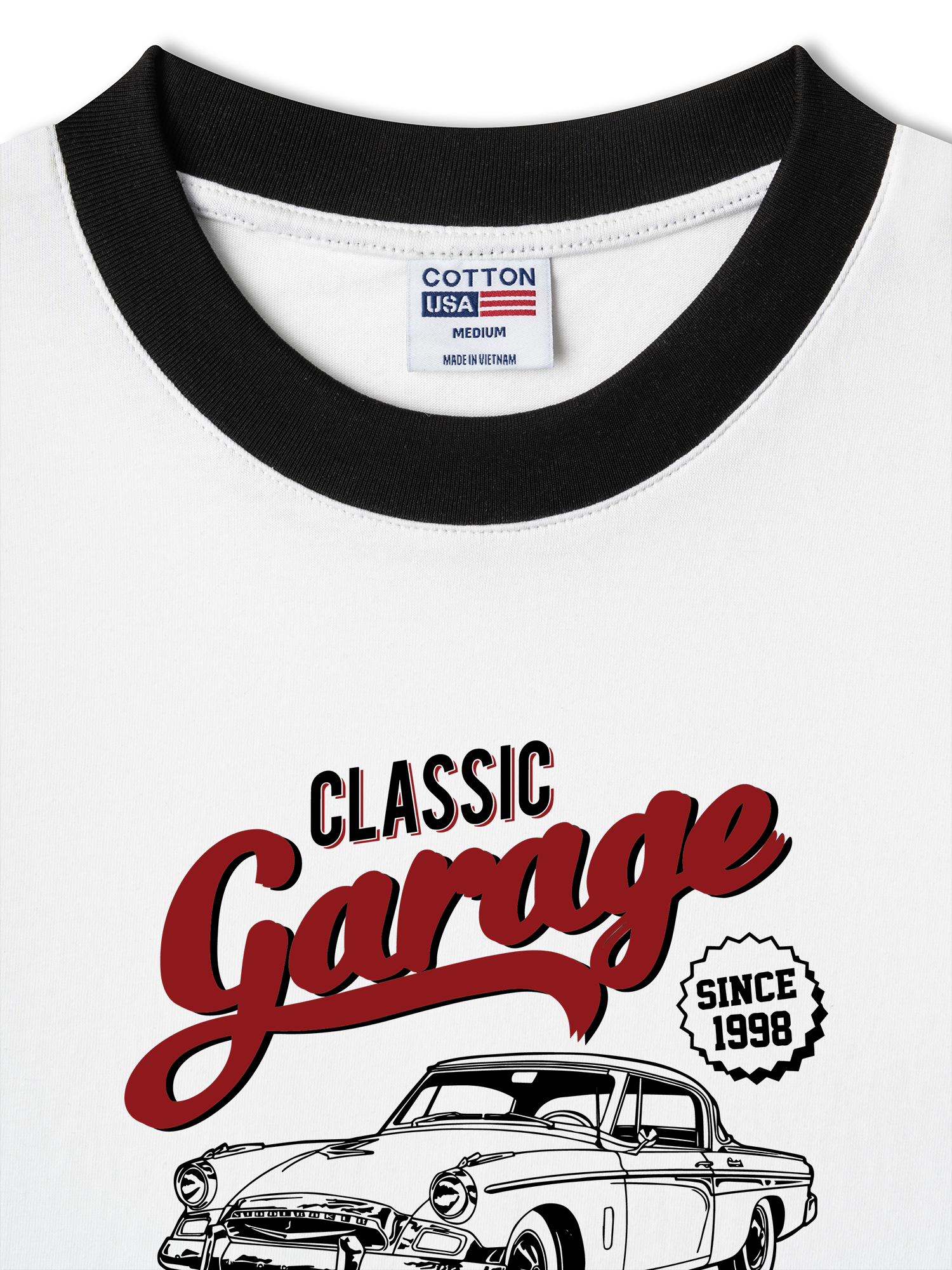 Áo Thun Ringer Relaxed Fit Classic Garage