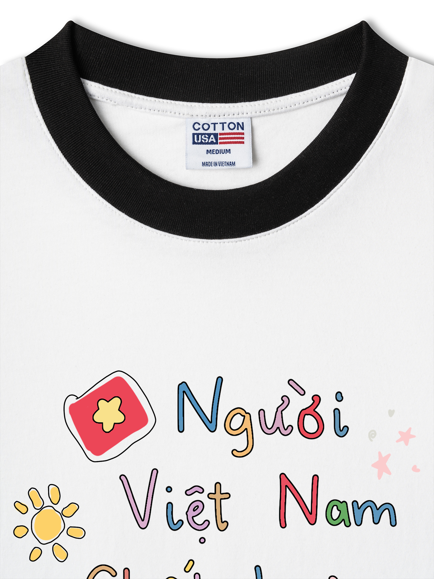 Áo Thun Ringer Relaxed Fit Người Việt Nam Chất Lượng Cao