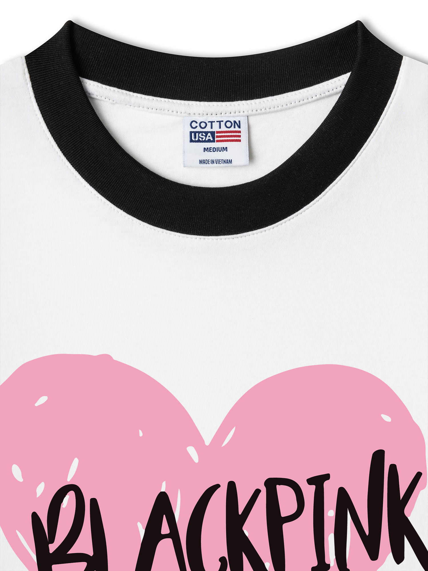 Áo Thun Ringer Relaxed Fit BlackPink