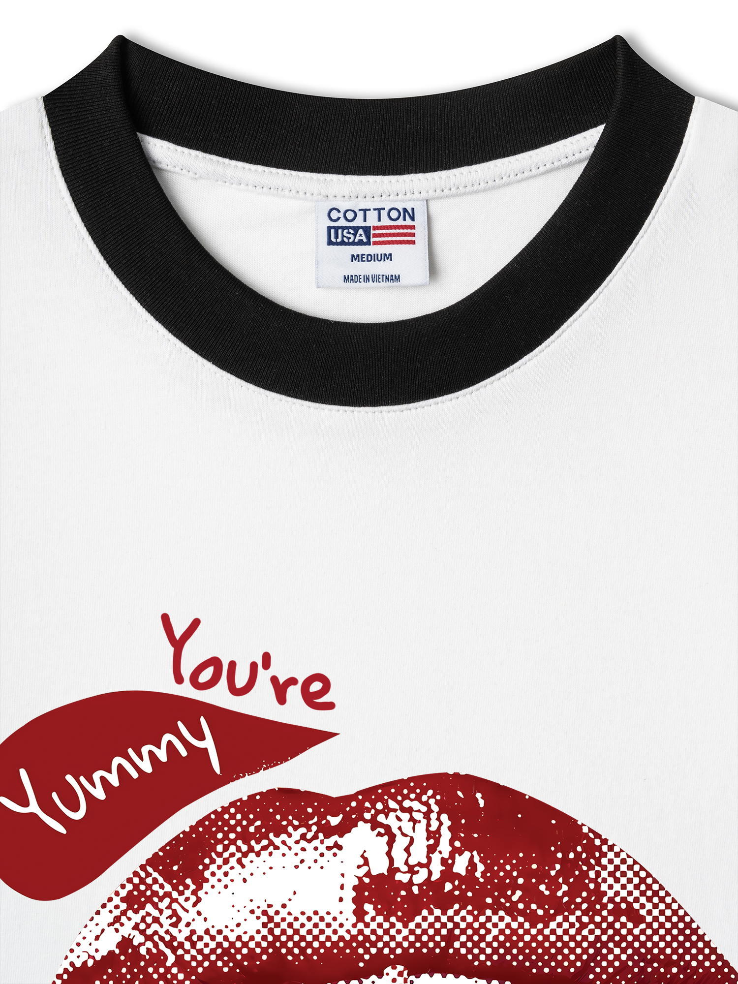 Áo Thun Ringer Relaxed Fit Cherry You_re Yummy