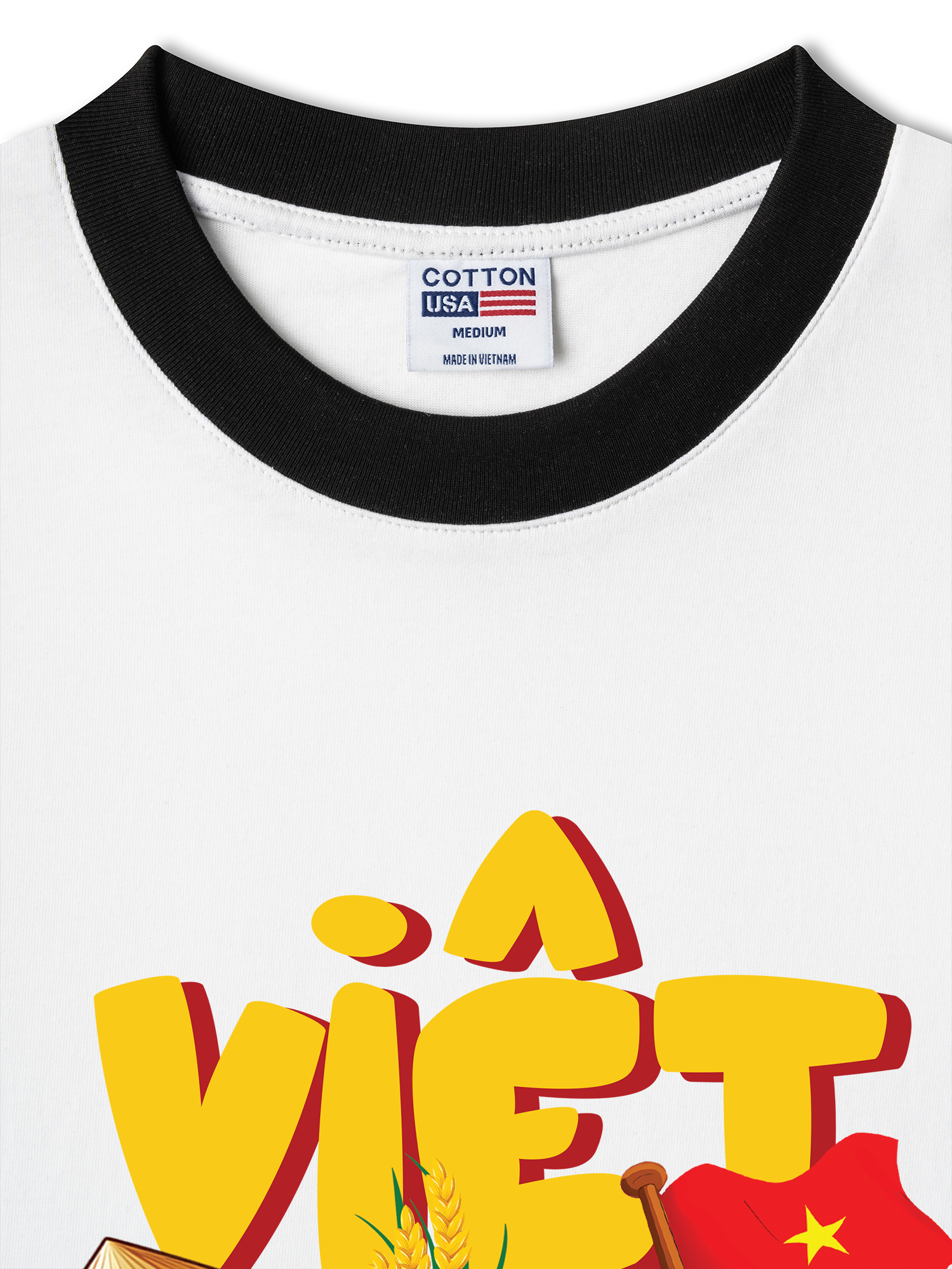 Áo Thun Ringer Relaxed Fit Việt Nam