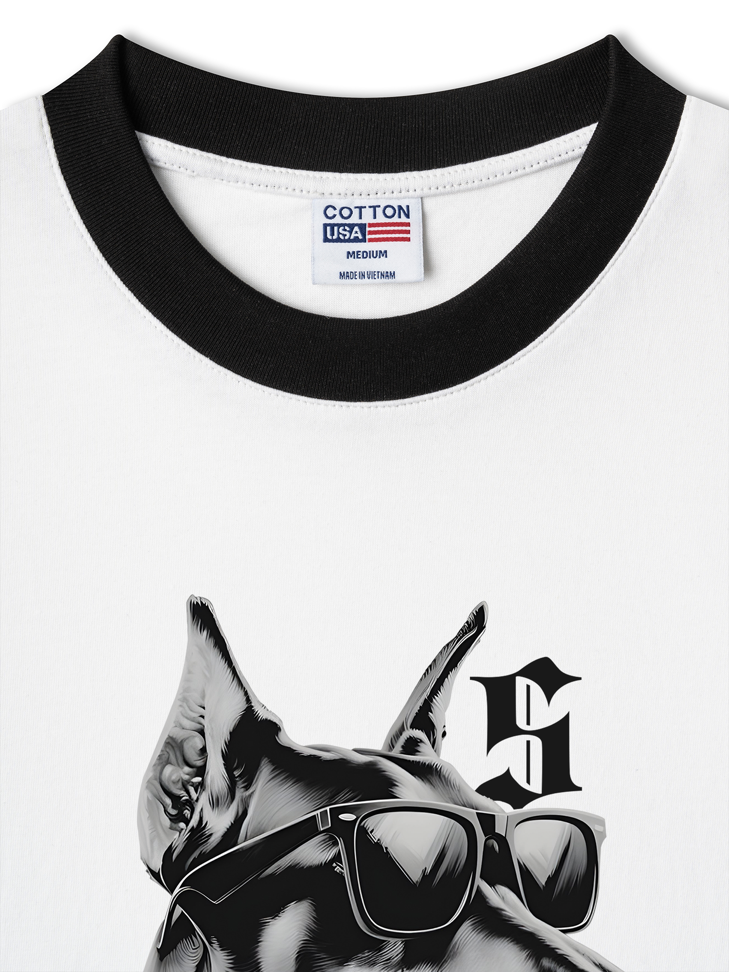 Áo Thun Ringer Relaxed Fit Rapper Funny Snoop Dog