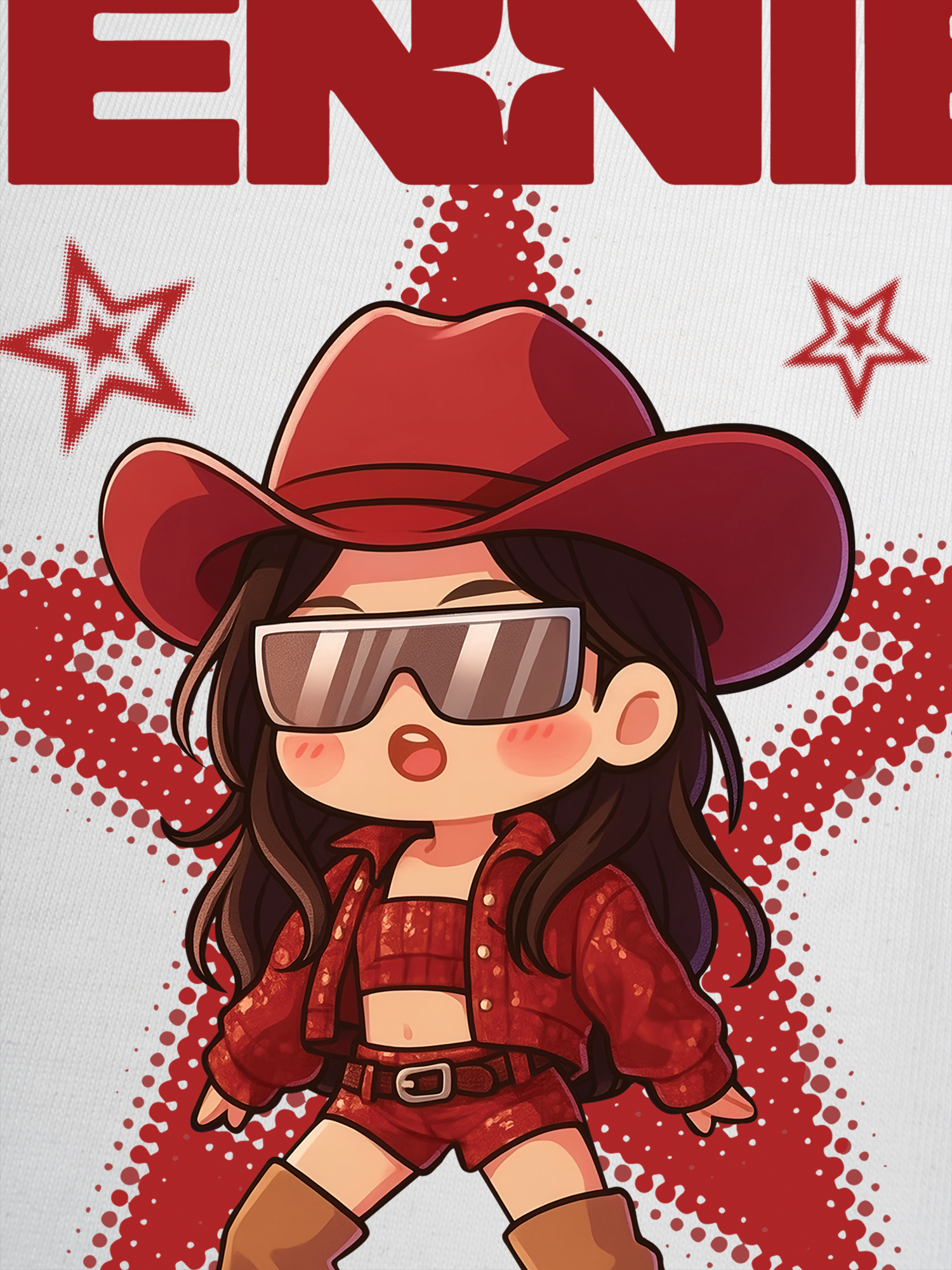 Áo Thun Ringer Relaxed Fit Black Pink Like Jenie