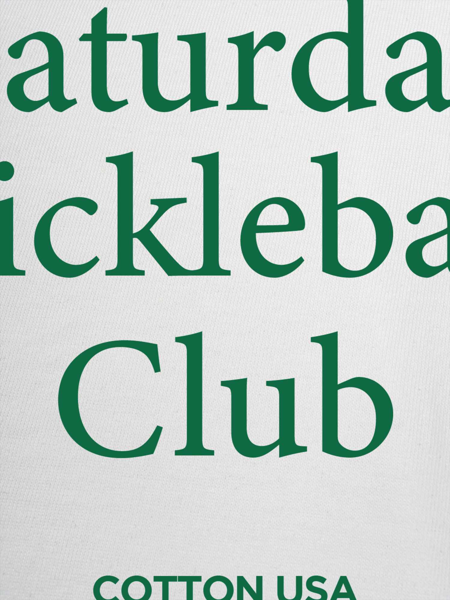 Áo Thun Ringer Relaxed Fit Saturday Pickleball Club