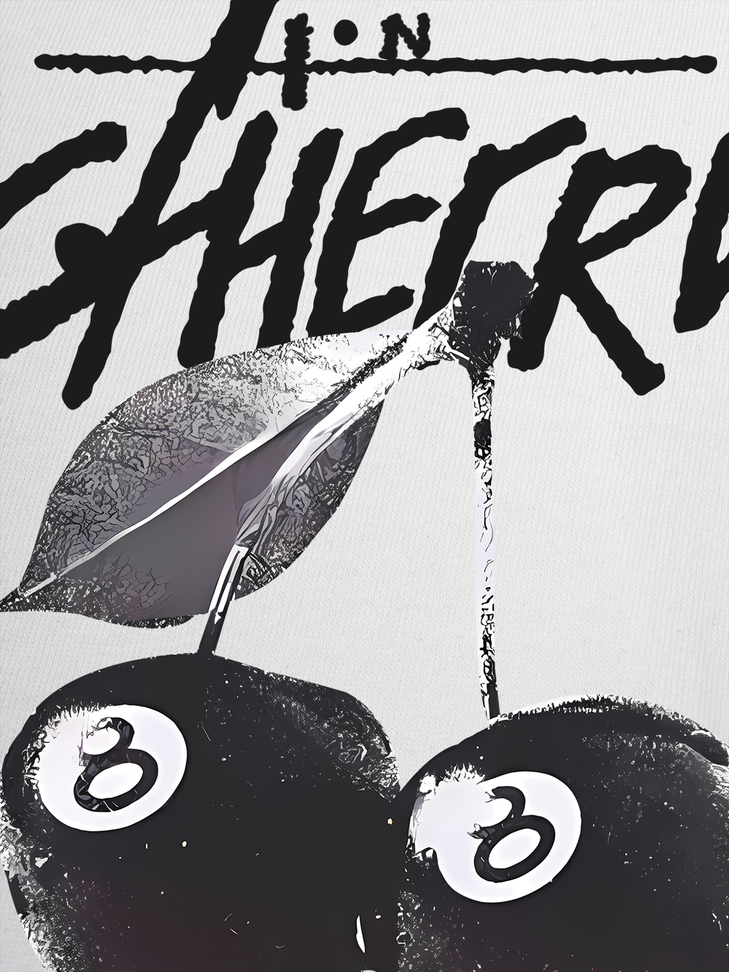 Áo Thun Ringer Relaxed Fit Cherry Black