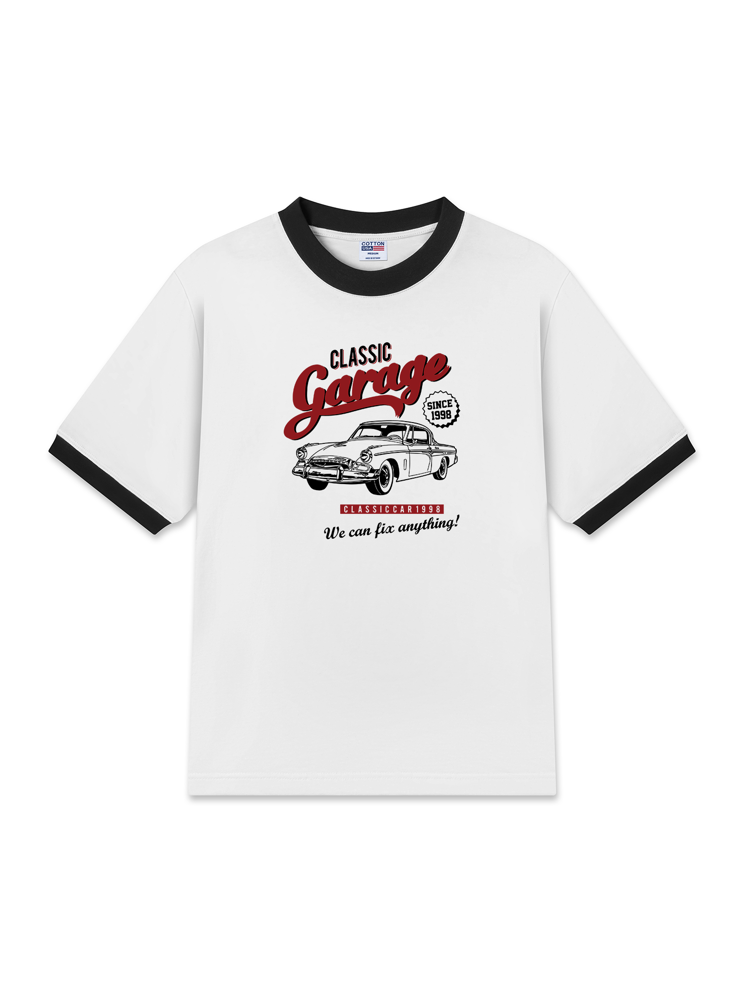 Áo Thun Ringer Relaxed Fit Classic Garage