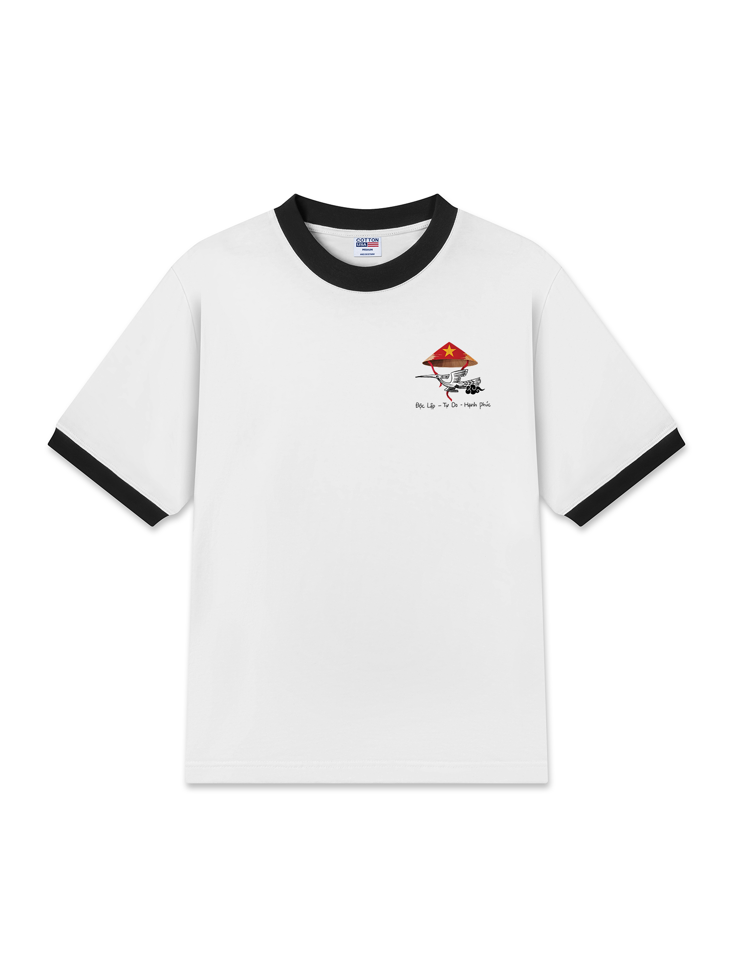 Áo Thun Ringer Relaxed Fit Độc Lập - Tự Do - Hạnh Phúc 2