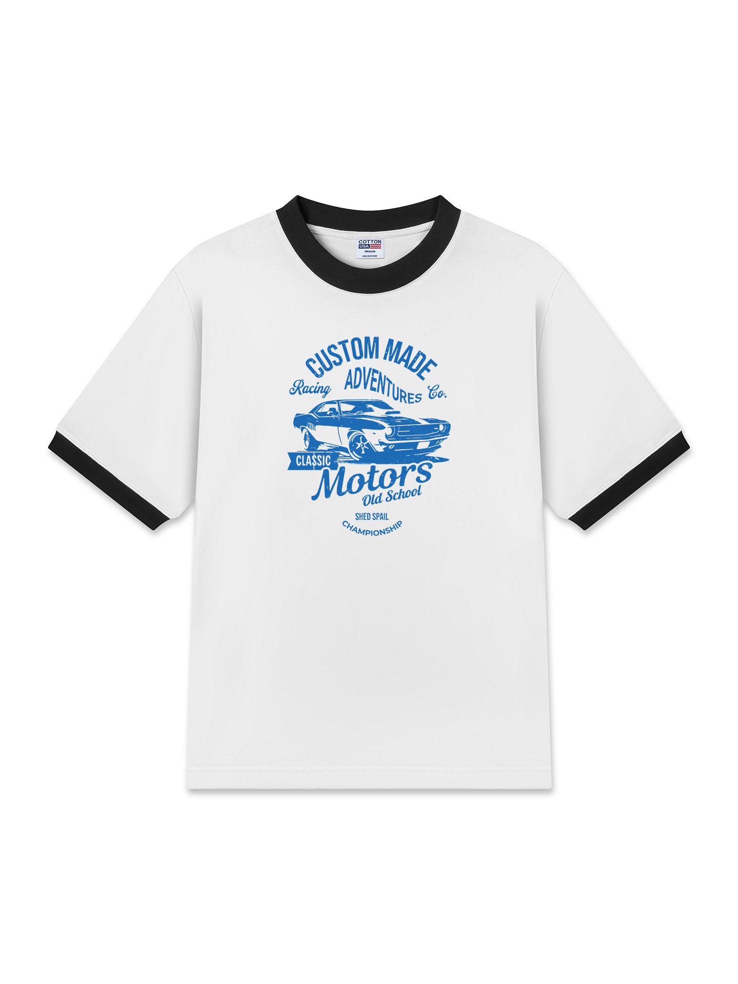 Áo Thun Ringer Relaxed Fit Classic Motors Old School