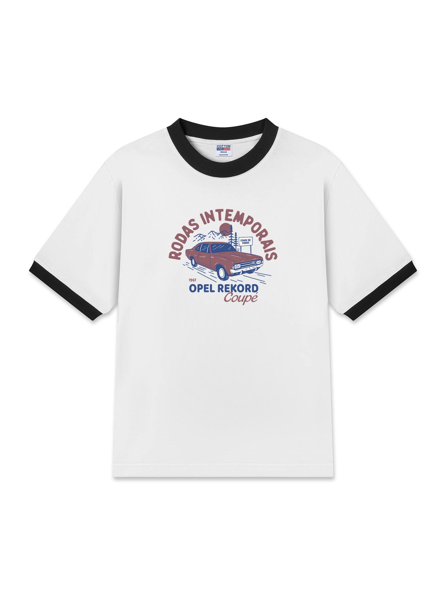 Áo Thun Ringer Relaxed Fit Road intempoais