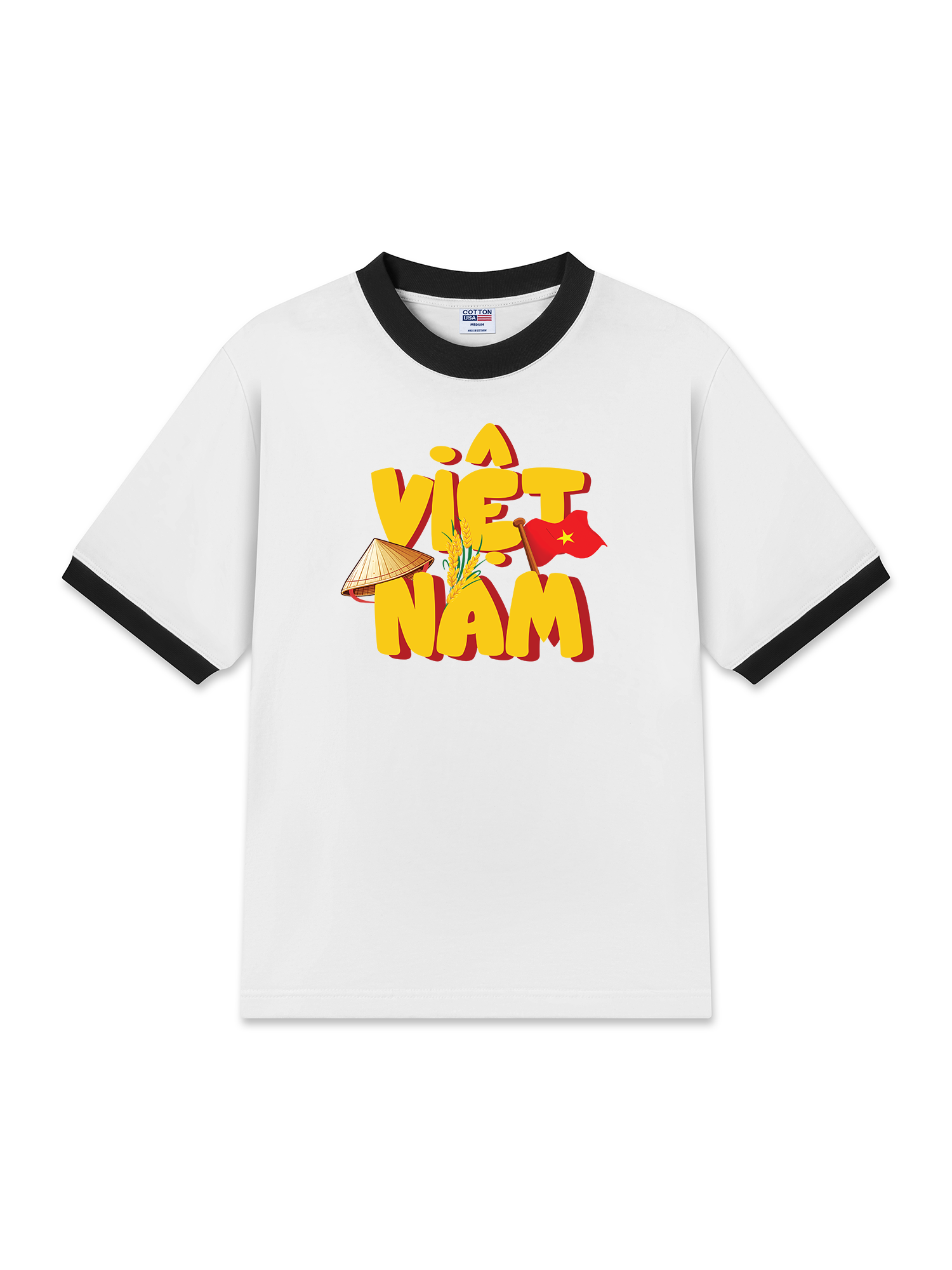 Áo Thun Ringer Relaxed Fit Việt Nam