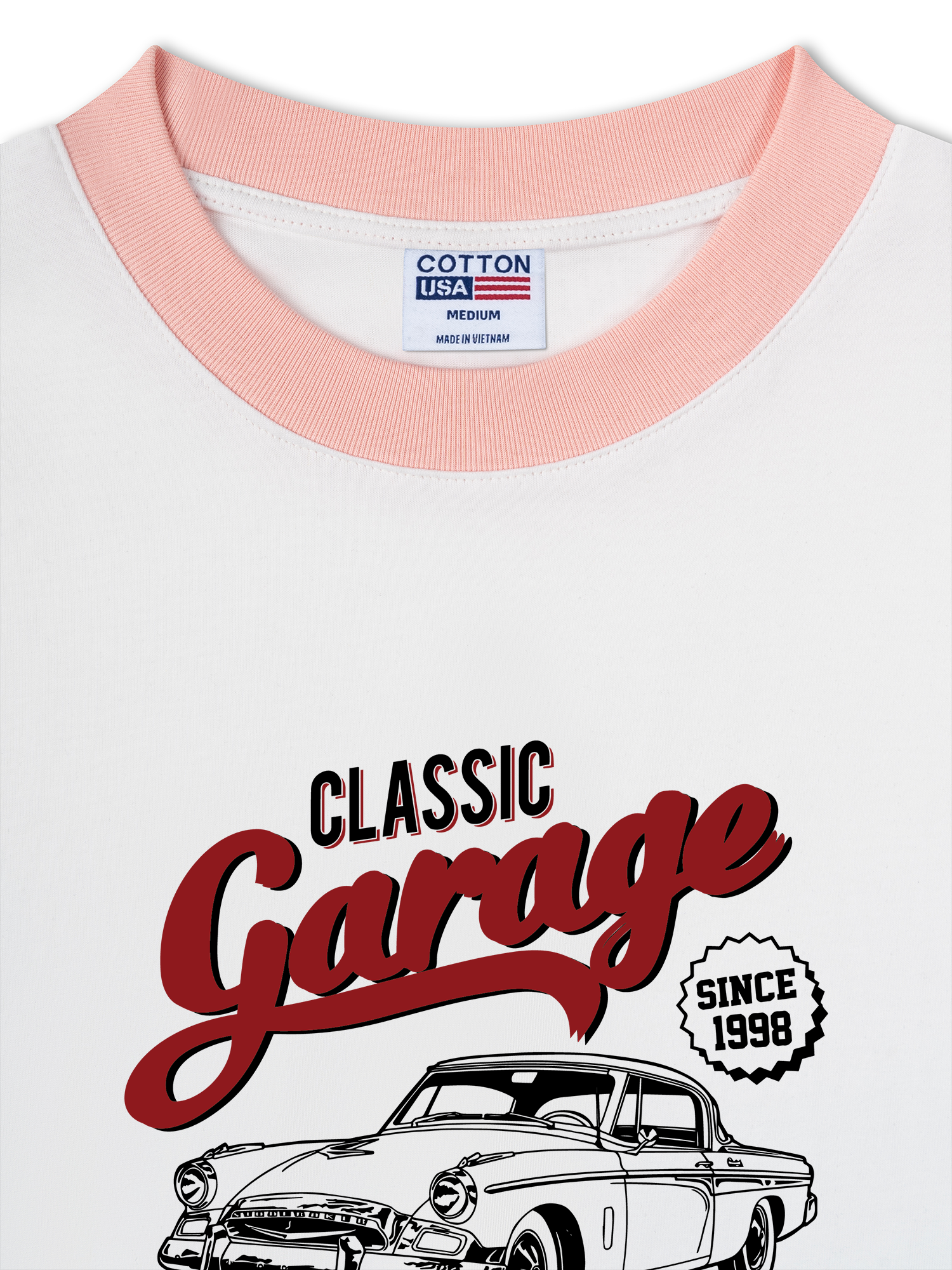 Áo Thun Ringer Relaxed Fit Classic Garage