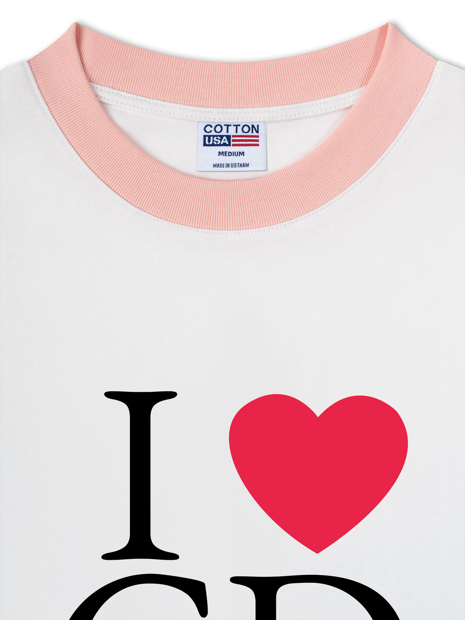 Áo Thun Ringer Relaxed Fit I Love GD