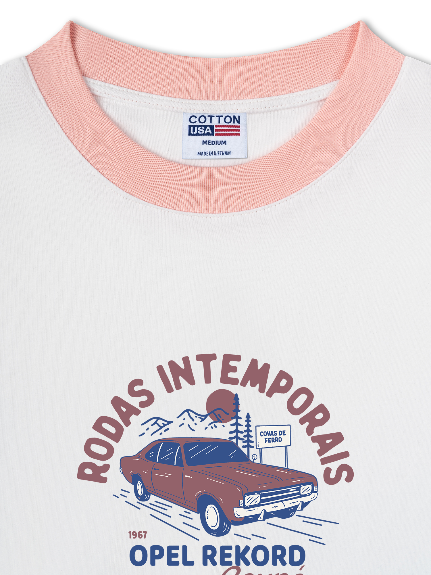 Áo Thun Ringer Relaxed Fit Road intempoais