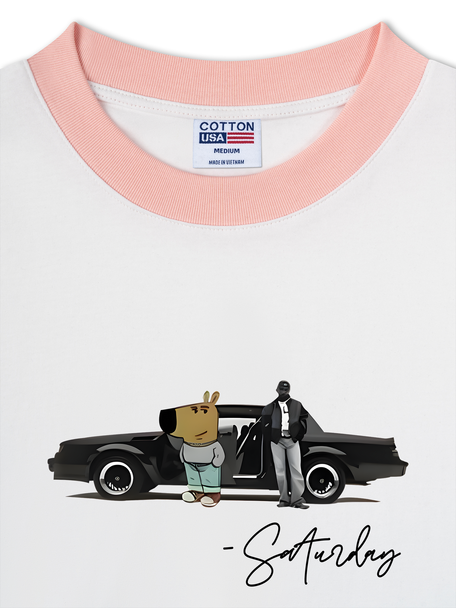 Áo Thun Ringer Relaxed Fit Classic Car Saturday