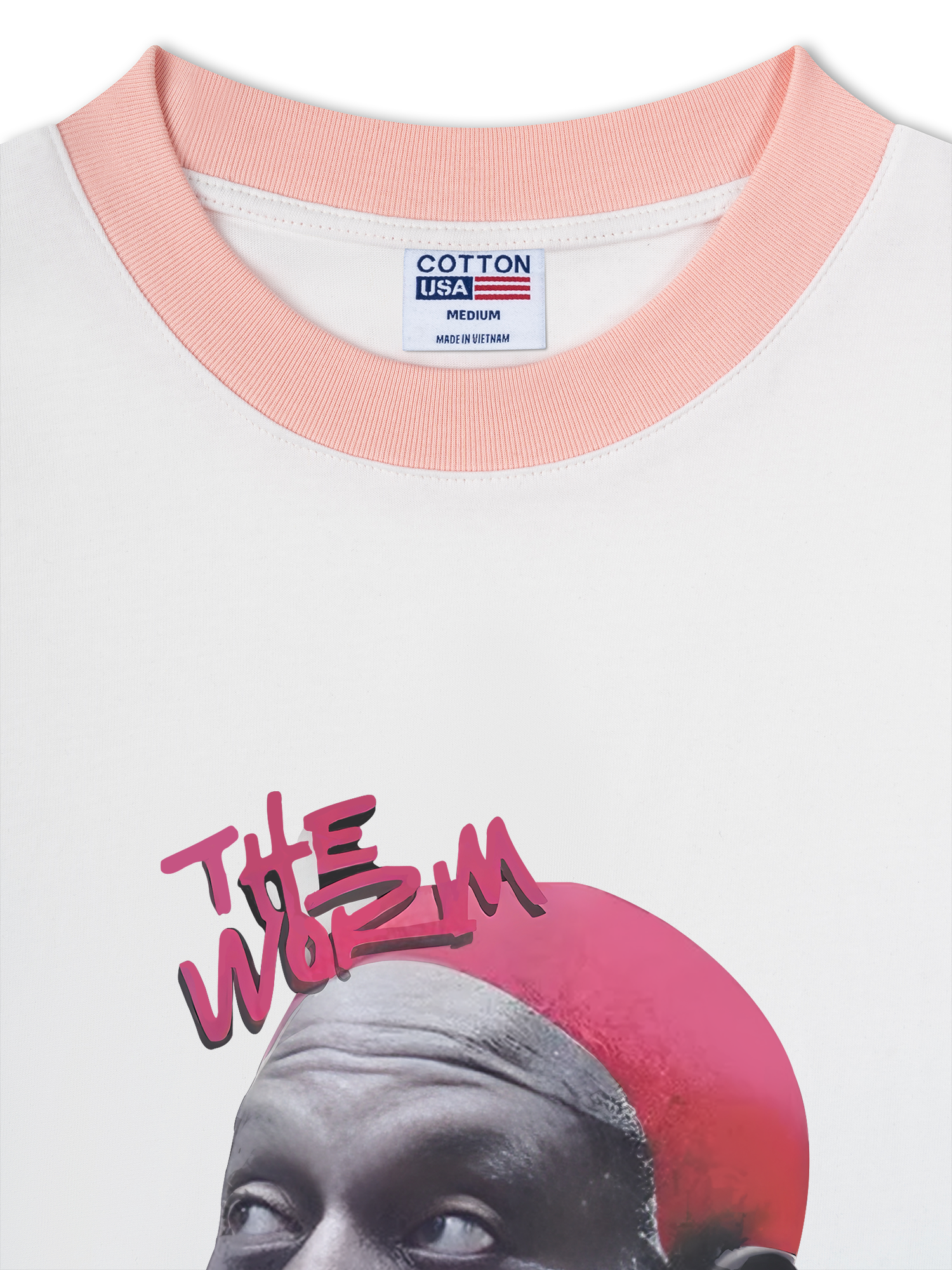 Áo Thun Ringer Relaxed Fit Hip Hop Streetwear Dennis Rodman Graphic